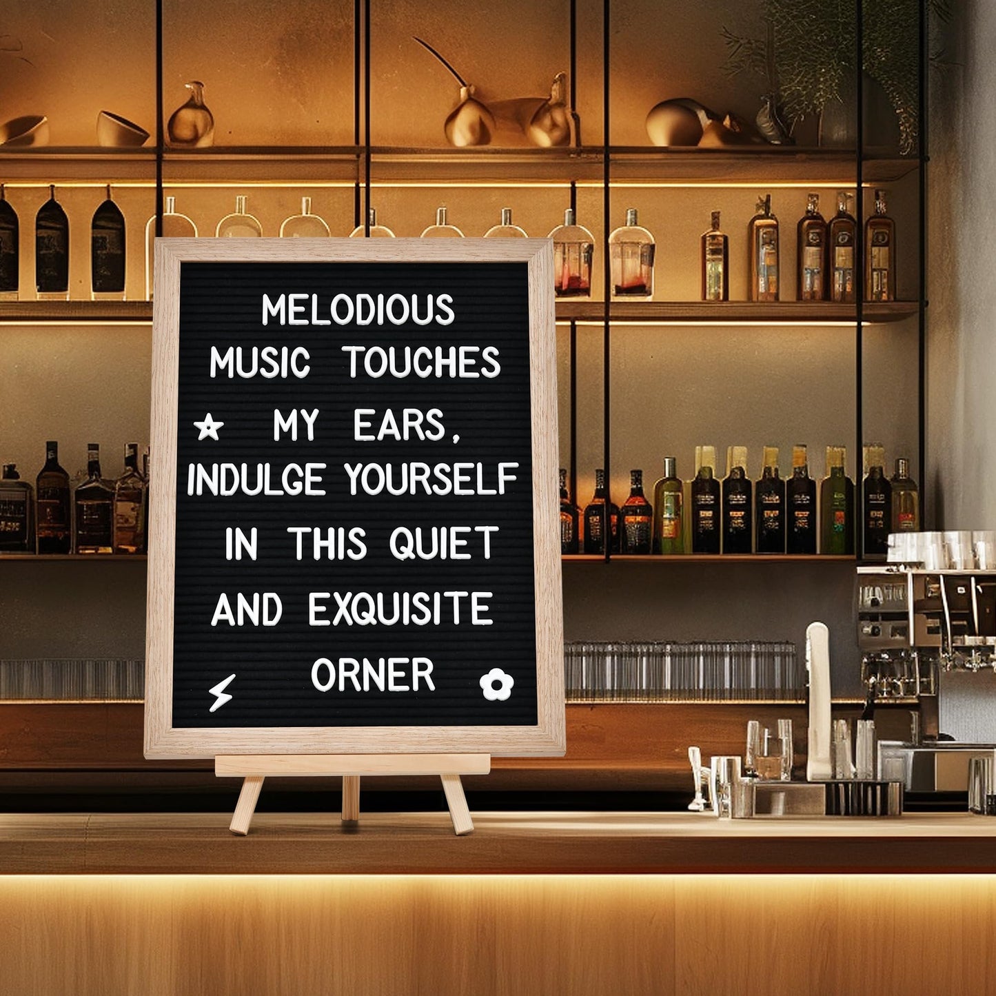 Felt Letter Board with 402 Letters, Numbers & Symbols - 12 x 16 inch Large Changeable Message Board with Wooden Frame Wall Mount Hook, 2 Canvas Bags, Wood Stand (Pink)