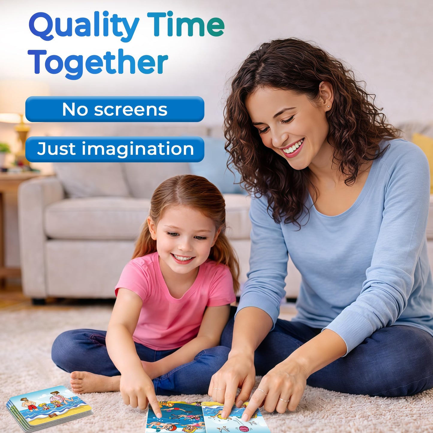 QUOKKA Sequencing Cards for Toddlers - Speech Therapy Materials for Kids - Create a Story Cards Sentence Building - Autism Aba Therapy Social Skills - Storytelling Picture Game