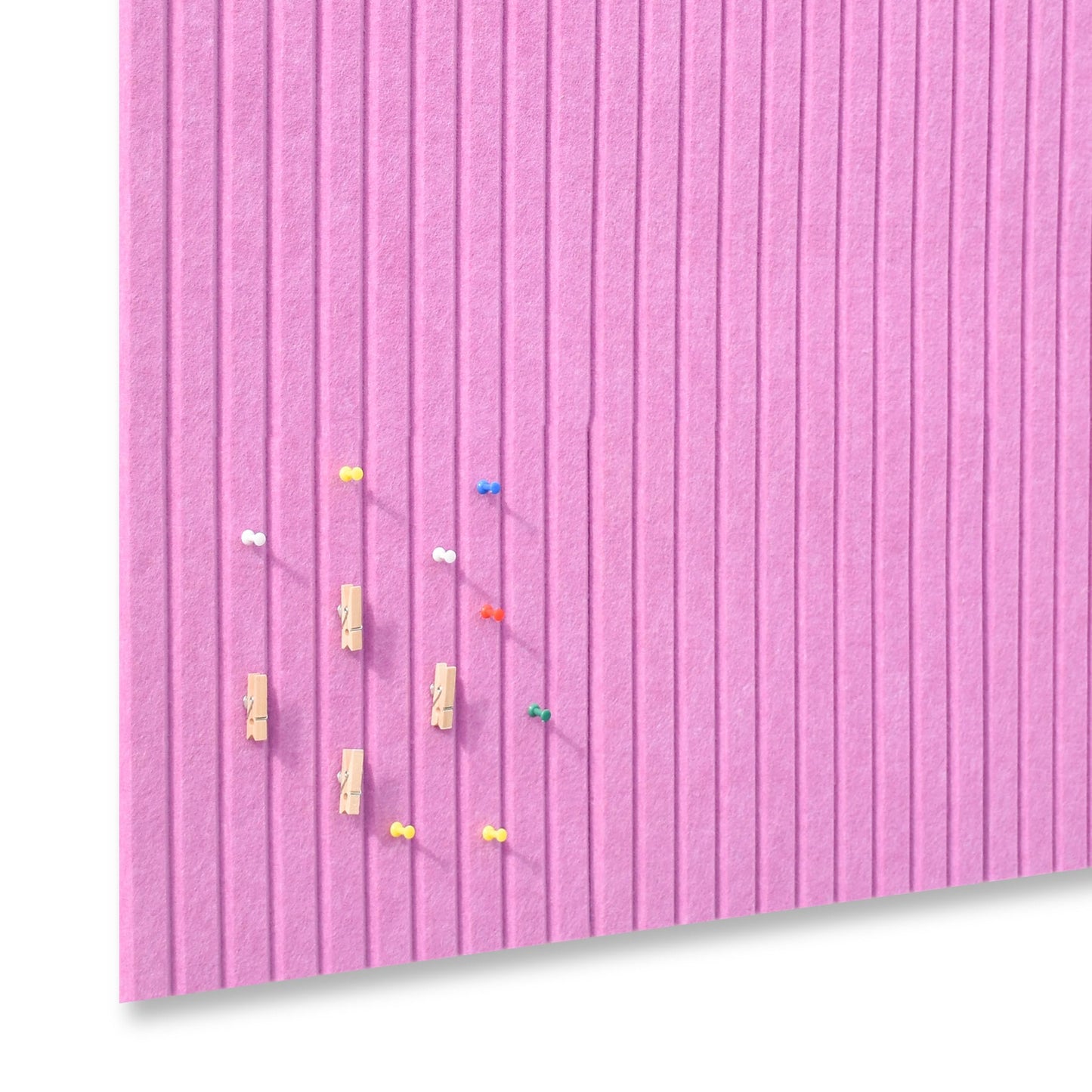 YOUDEFUL Large Cork Board Alternative-12 Pcs Self-Adhesive Felt Bulletin Board Tiles, Felt Pin Board Cork Board Tiles for Home Office Wall Decor, Tack Board 47"x35" (Rose