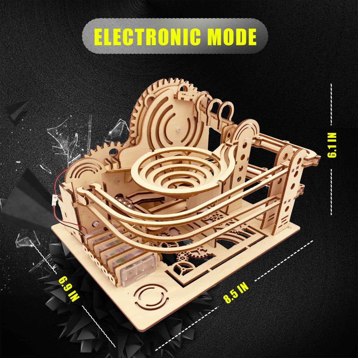 Wooden 3D Puzzle for Adults DIY Model Kit Wood Crafts Kit Mechanical Puzzle for Adult Age 14+ Years Old