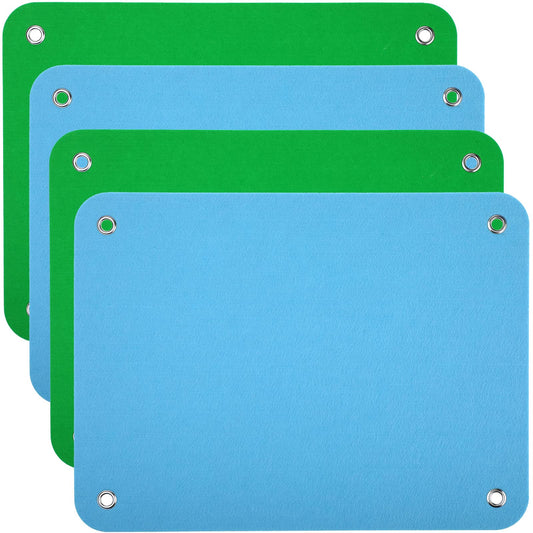 Yunsailing 4 Pieces Felt Board for Toddlers Classroom Flannel Board Stories for Preschool Homeschooling, Kids Felt Story Activity Wall Hanging Children Birthday Gifts, 11.8 x 15.75 Inch, 2 Colors