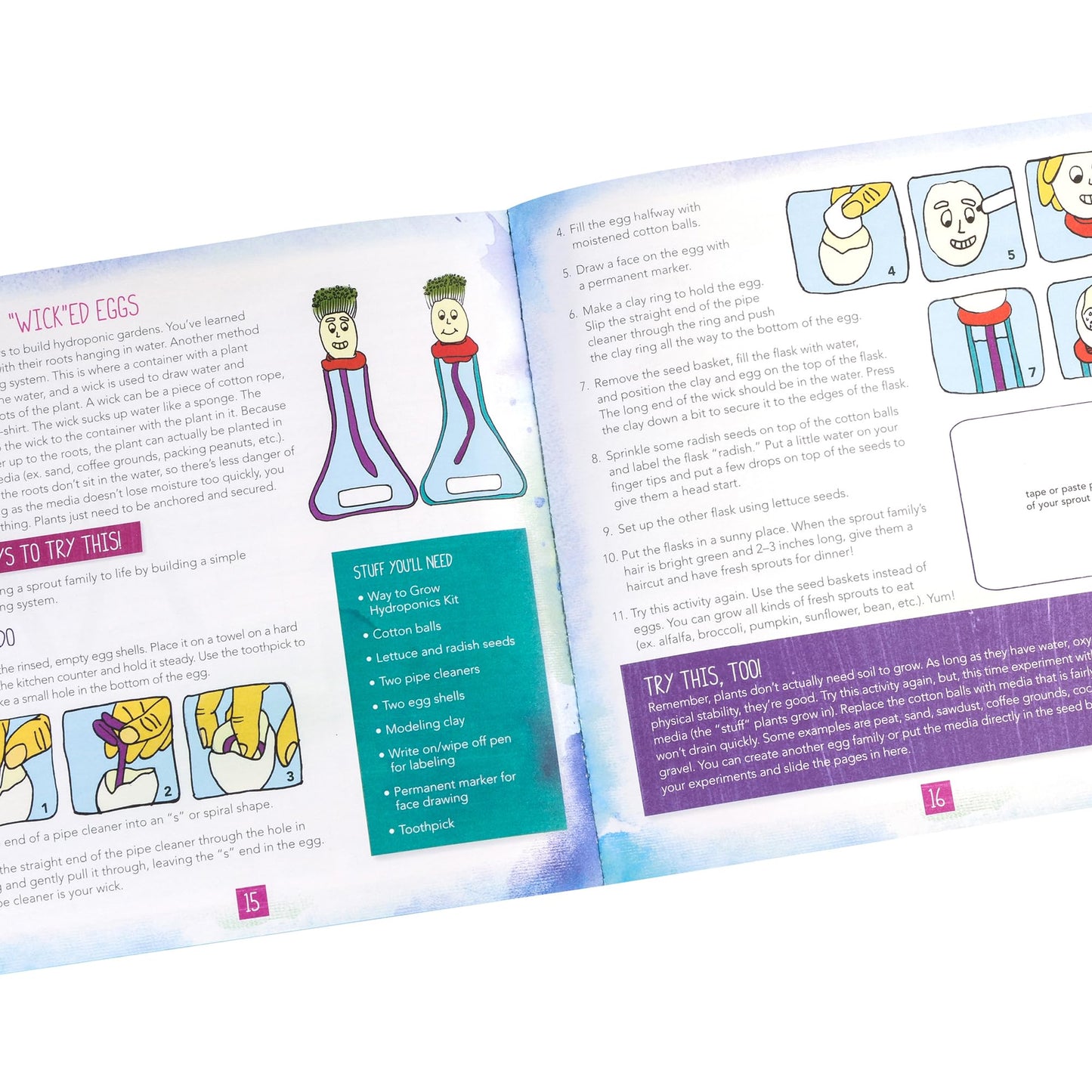 Educational Insights Nancy B's Science Club Way to Grow Hydroponics Kit & Gardening Diary