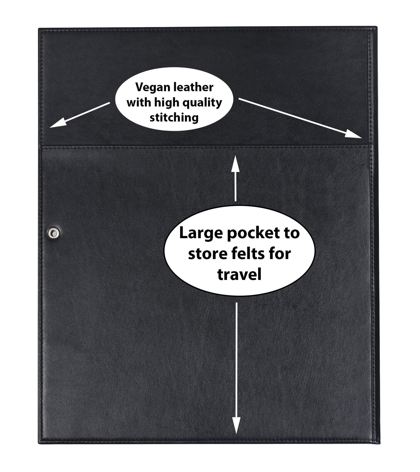 Foldable Flannel Board - Quiet Book| 14 x 23 Freestanding Felt Board for Toddlers and Felt Story Sets | Story Board for Kids Playtime | Use for Preschool Classroom and Homeschooling
