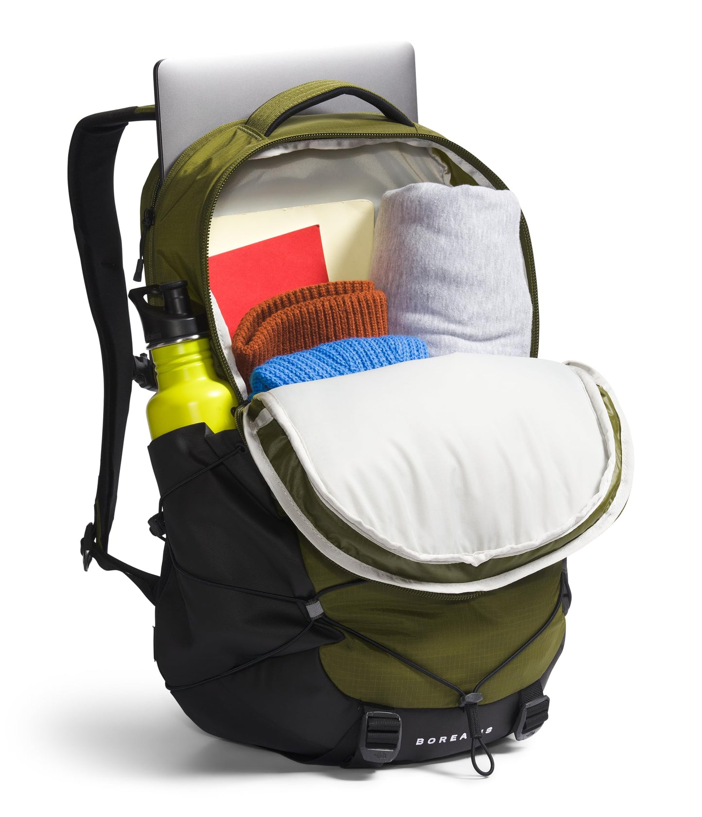 THE NORTH FACE Borealis Commuter Laptop Backpack, Forest Olive/TNF Black-NPF, One Size