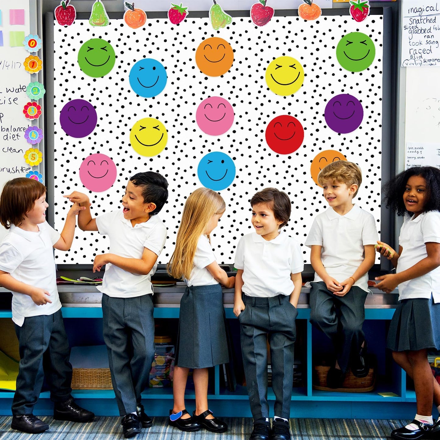 Qyeahkj Black Dot Bulletin Board Paper Roll Black Polka Dot Bulletin Board Background Paper Fade Resistant Classroom Decoration Poster Art Craft Home Wall Education Decor Supplies 17.7in x 20ft
