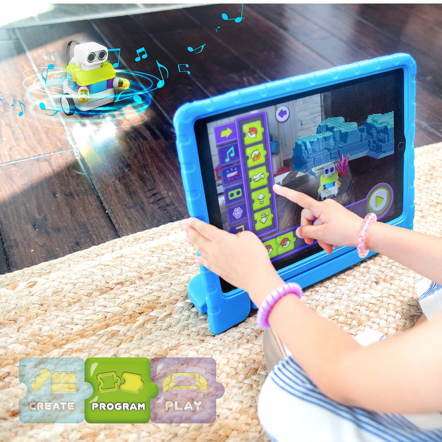 PAI TECHNOLOGY BOTZEES Classic Plus Coding Robots for Kids, Remote Control Robot, 8 in 1 AR STEM Toys for 4+ Years Old Kids (APP Based, iOS, Android and Kindle Fire Compatible)