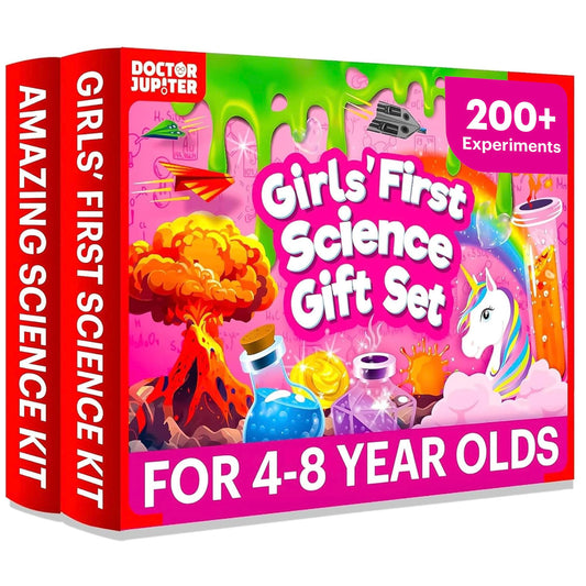 Doctor Jupiter Girls’ First Science Gift Set for Ages 4+ | Set of Girls' First Science Kit & Amazing Science Kit |Birthday Gift Ideas for 4-5-6-7-8 Year Olds |STEM Learning & Education Toys