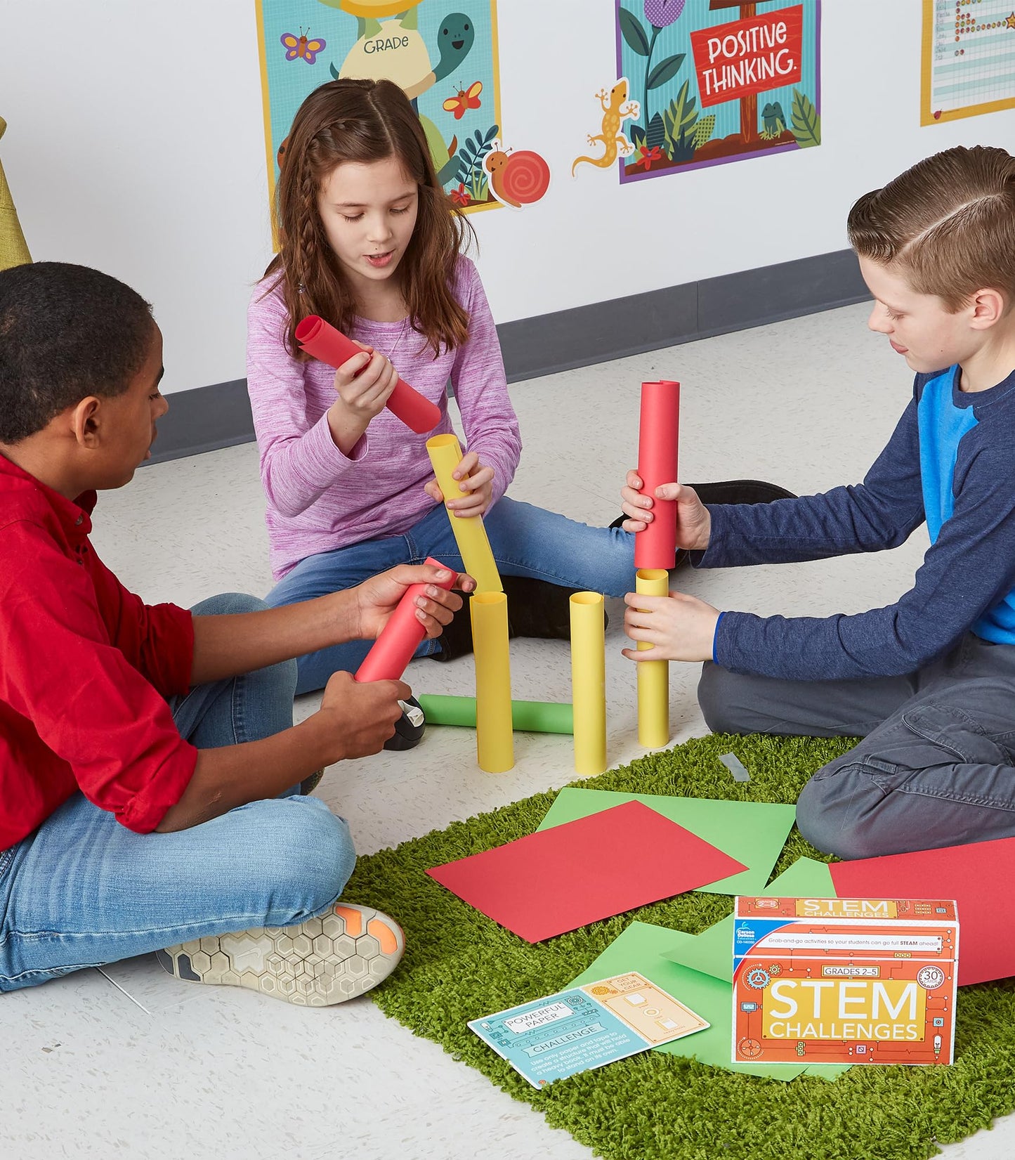 Carson Dellosa Stem Challenges, Seasonal, Physical, Life, Earth and Space Science Kits for Kids Ages 7-10, Educational Games and Experiments for 2nd Grade and Up
