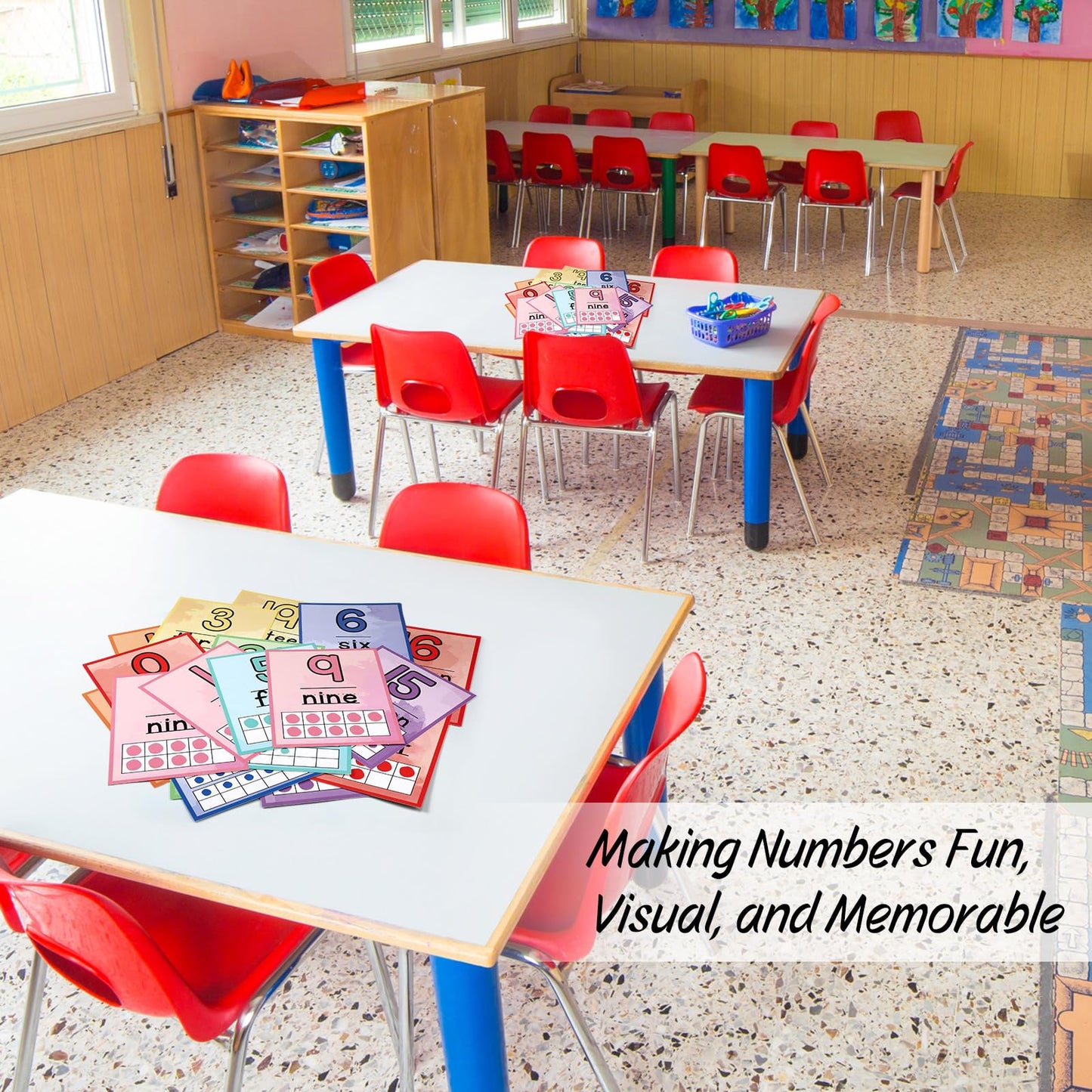 Colarr 21 Pcs Number Posters for Classroom Wall Decor 11 x 8.5 Inch Educational Number Poster Learning Chart for Kindergarten Preschool Teacher Classroom Must Have Essentials(Digital)