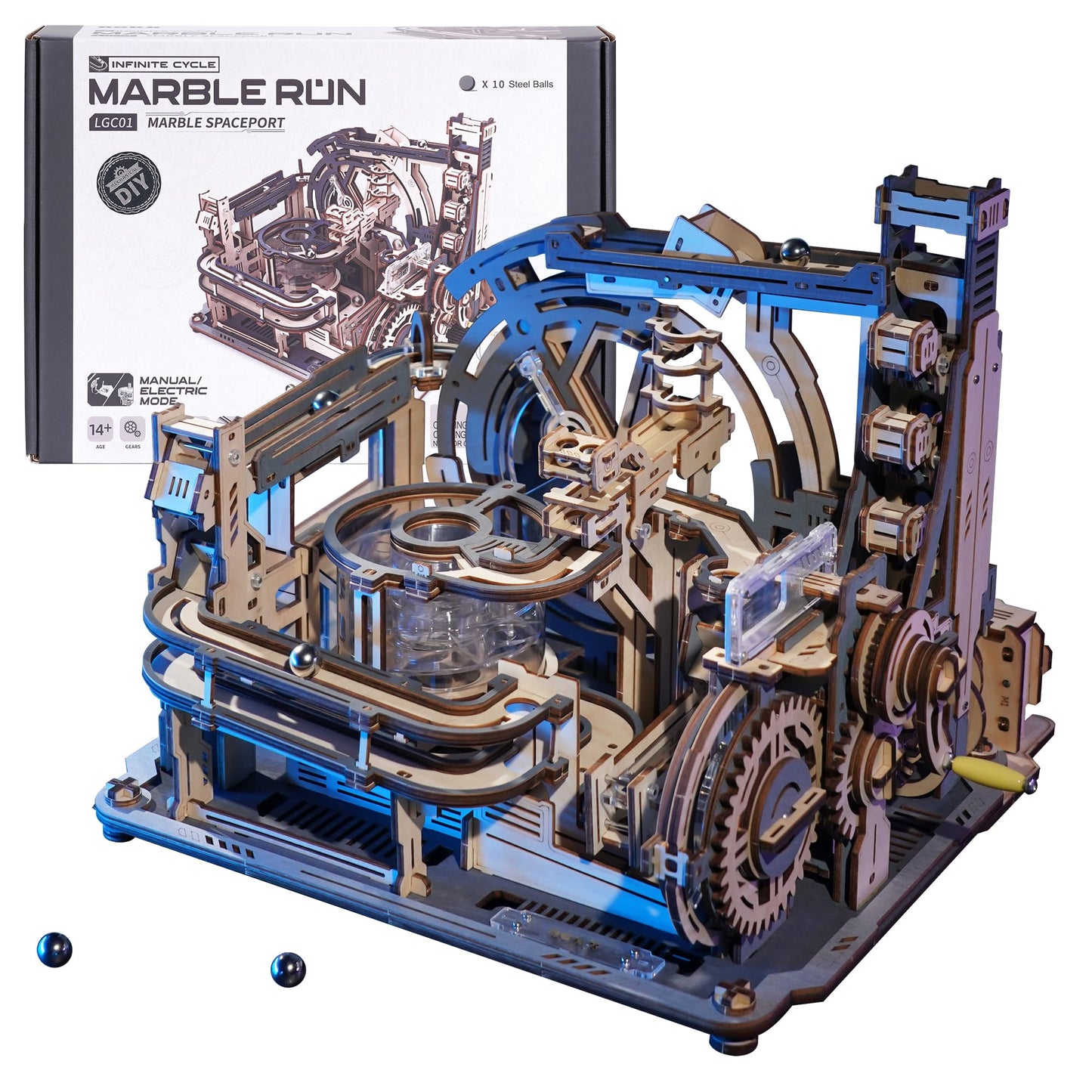 RoWood 3D Puzzles for Adults,Wooden Puzzles for Adults,Marble Run Model Kits,3D Wooden Puzzles Gift