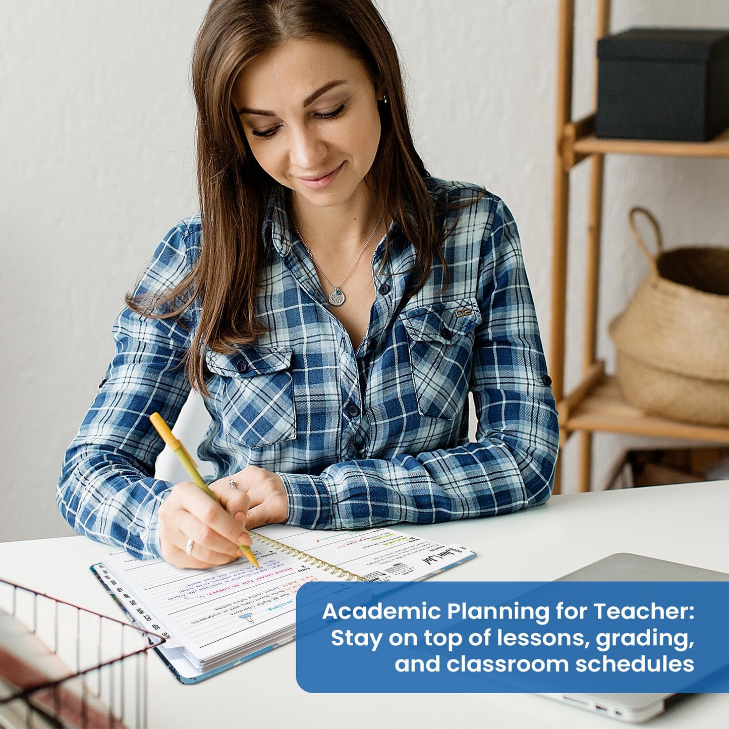 Planner 2026–2027, Weekly & Monthly Academic Organizer for School Year, Jul 2026–Jun 2027, Hardcover Planner with Tabs, Back to School Essential, 6.3" x 8.5", Coastal Wilds