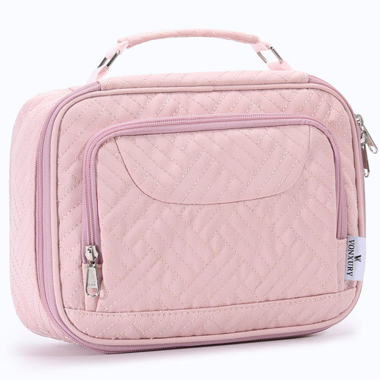 Large Pen Pencil Case,VONXURY High Capacity Art Colored Pencil Pouch Portable Stationery Organizer With 2 Detachable Layers 54 Slots Multiple Zipper Pockets for School Office College