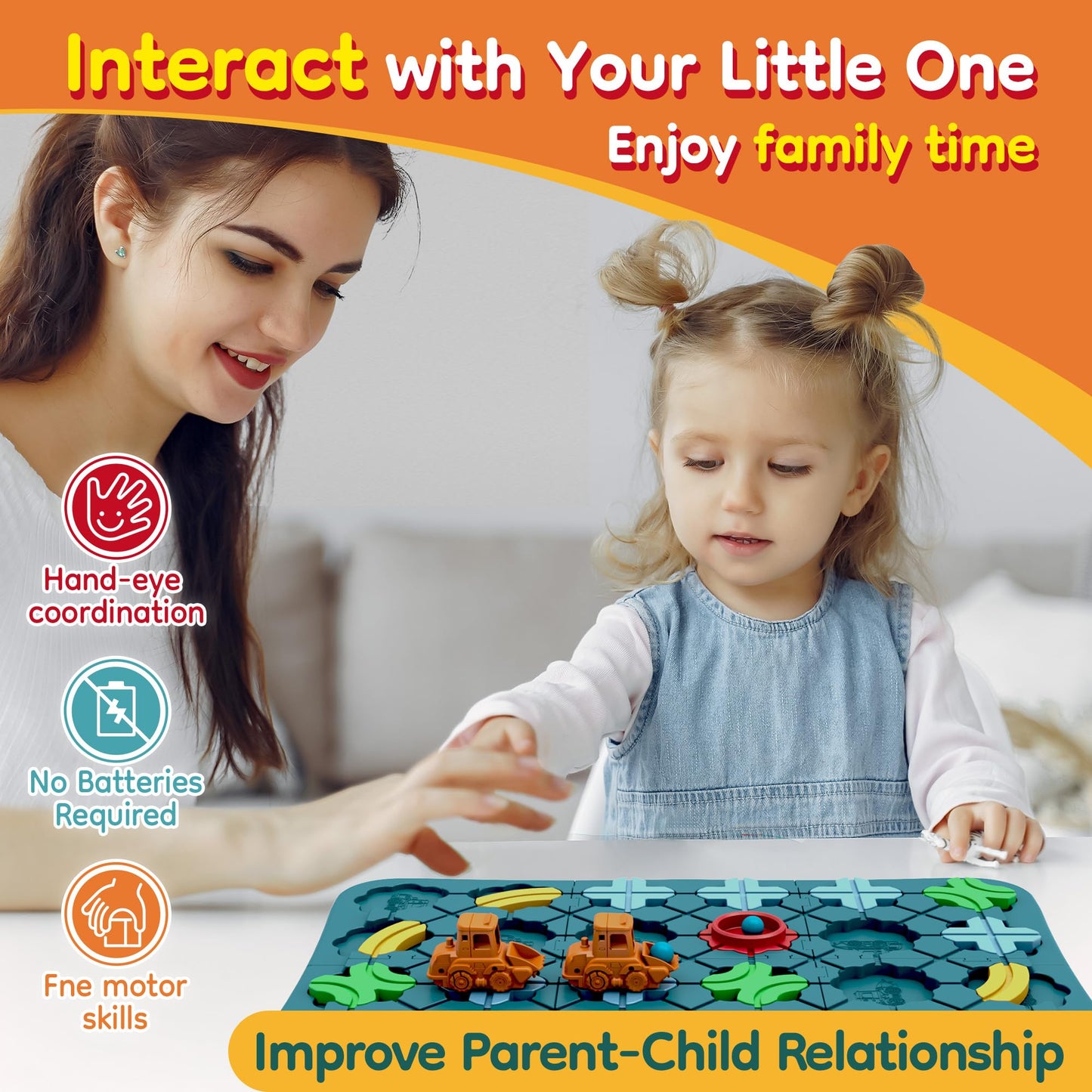Kids Toys STEM Board Games - Logic Road Builder Brain Teasers Puzzles for 4 5 6 7 Year Old Boys Girls, Educational Montessori Birthday Gifts for Ages 4-8 Preschool Classroom Learning (39 PCS)