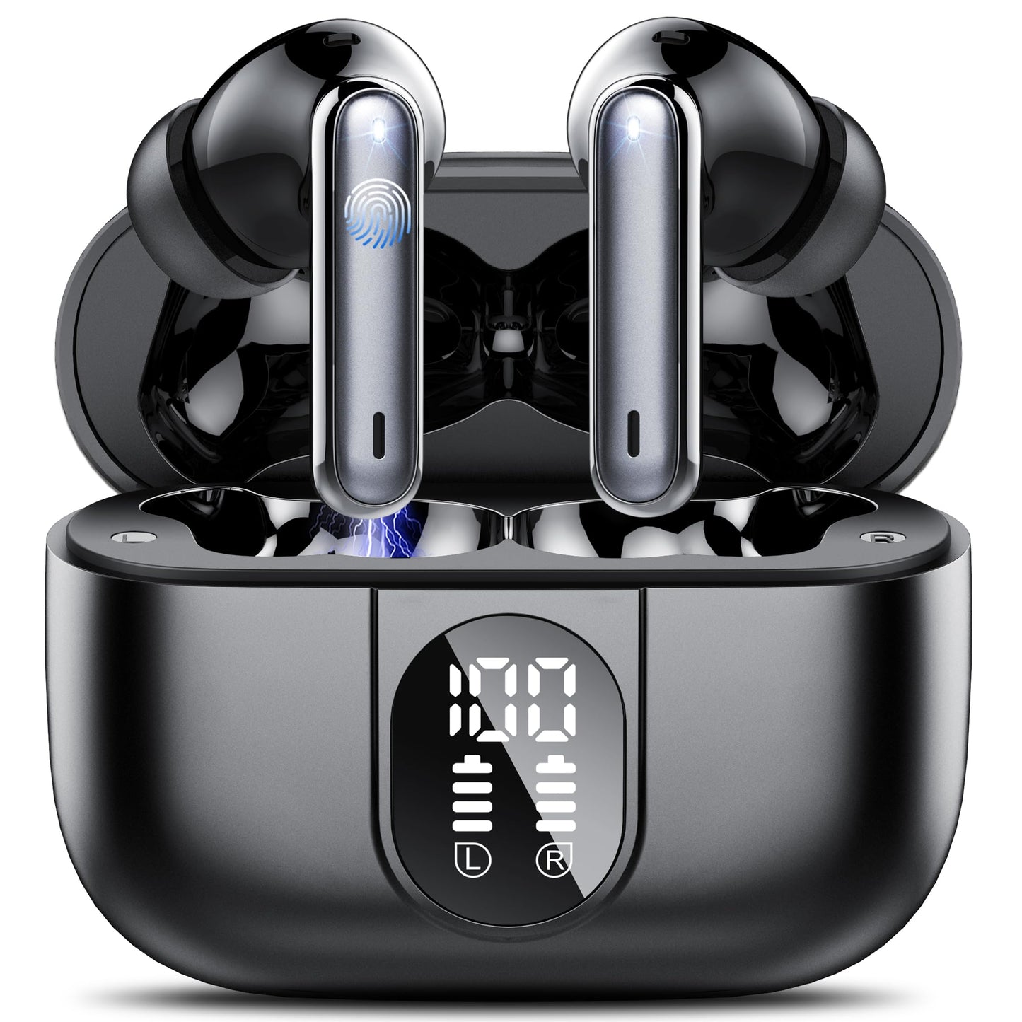 Ai Translation Earbuds Real Time,3-in-1 Buletooth 5.3 Translator Earbuds with 6 Translation Modes/164 Languages,No Subscription Required Translatior Headphones,40H Audifonos Traductores Inglés Español