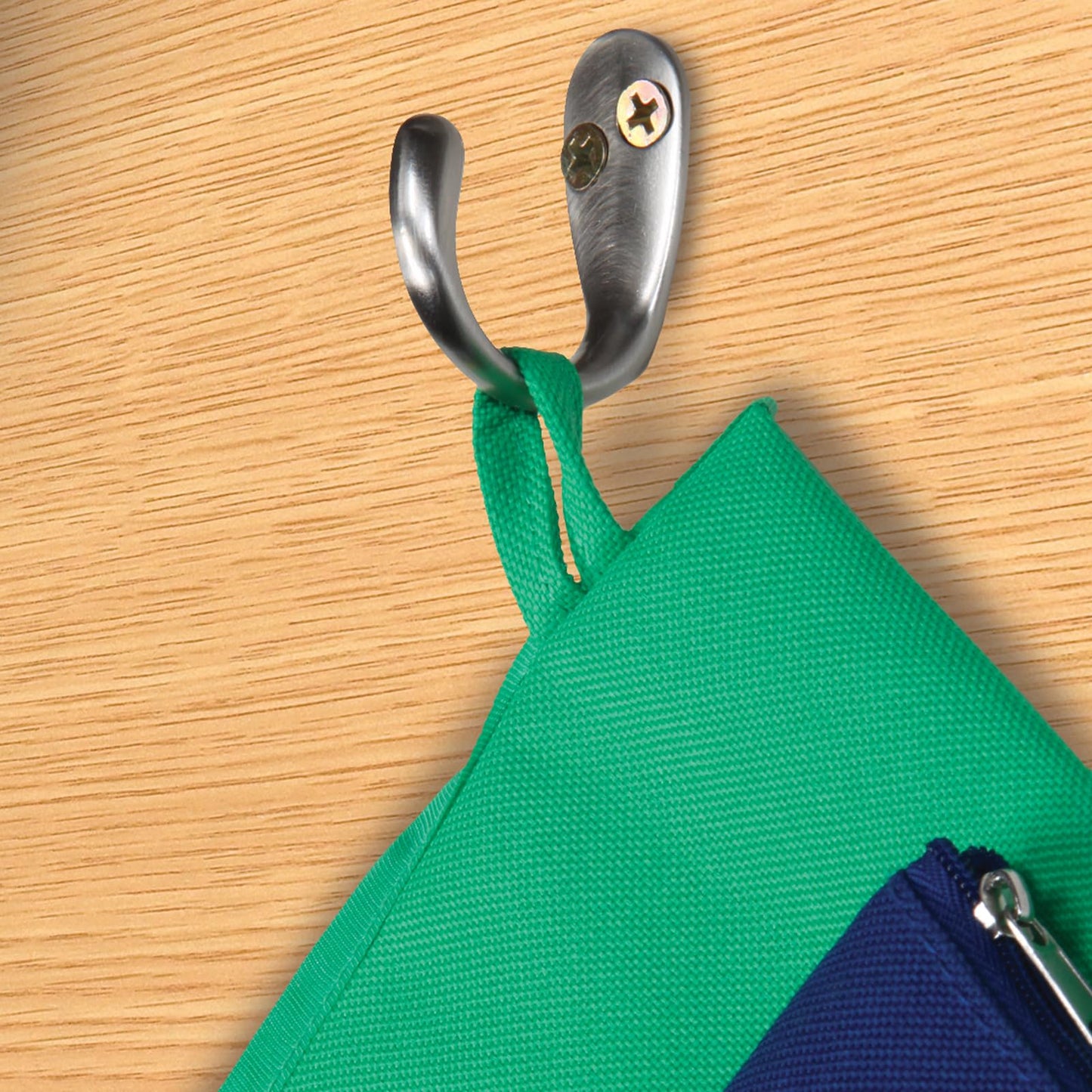 Really Good Stuff Multi-Pocket Chair Pockets with Pencil Case and Water Bottle Holder – 6 Pack – Green/Blue | Classroom Essentials & Must Haves, Seat Sacks for Students, Desk Organizer, Storage Bag