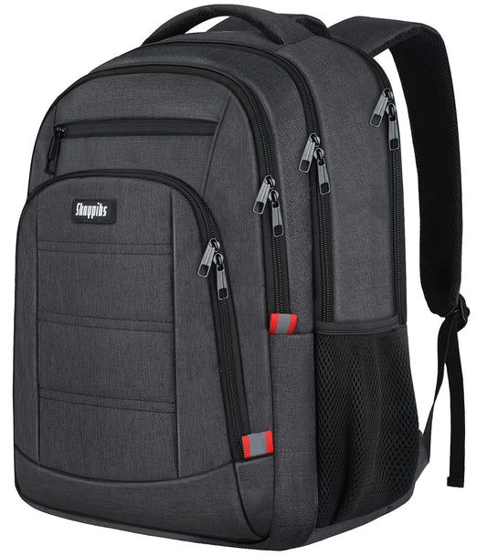 Skaypibs Backpack for Men,School Backpack for boys teens,Travel laptop backpack with Reinforced Straps,Water Resistant business Work college bookbag,book bag Fits 15.6 Inch,Black Back Pack