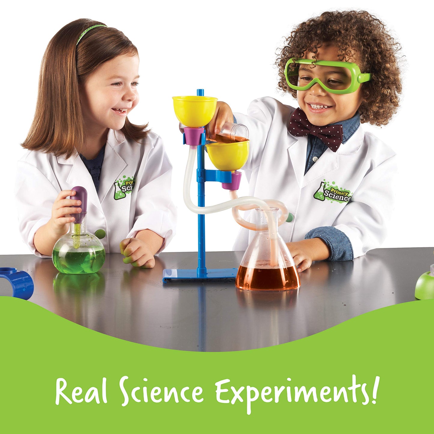 Learning Resources Primary Science Deluxe Lab Set - 45 Pieces, Ages 3+, Preschool Science Kit Toys, STEM Toys, Experiments for Kids