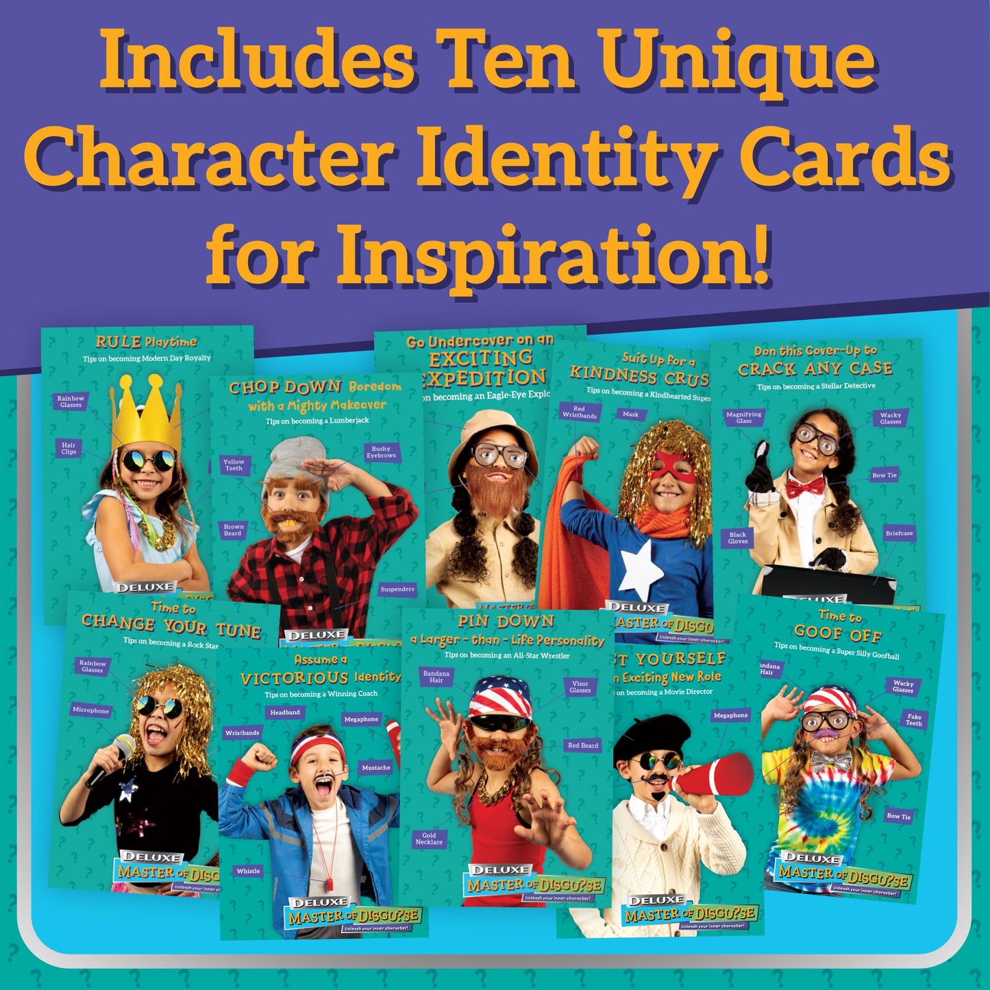 MindWare Deluxe Master Of Disguise Kit For Kids With Over 60 Pieces