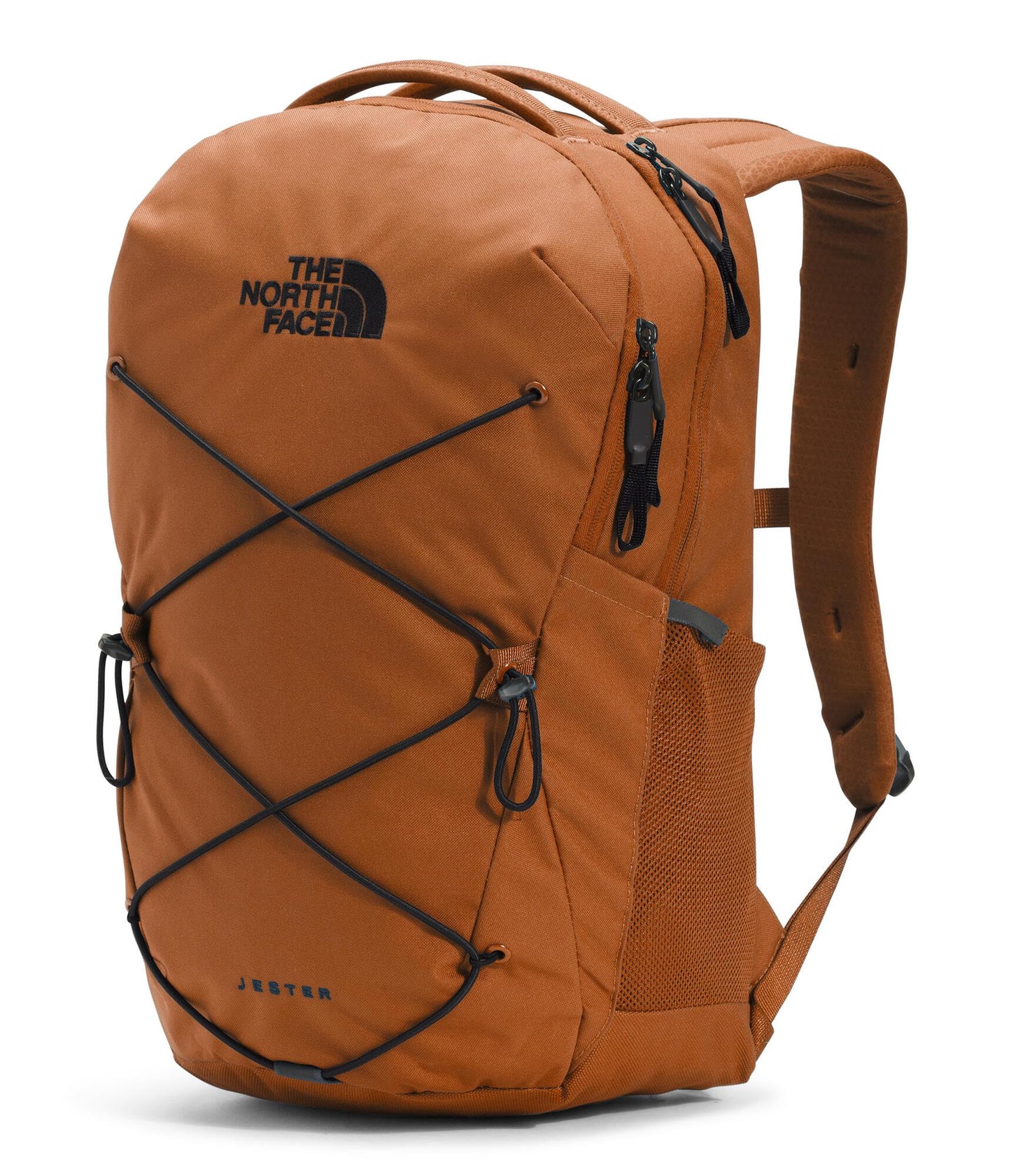 The North Face Jester Everyday Laptop Backpack - Commuter Daypack, Water Repellent, Laptop Sleeve, Leather Brown/TNF Black-NPF, One Size