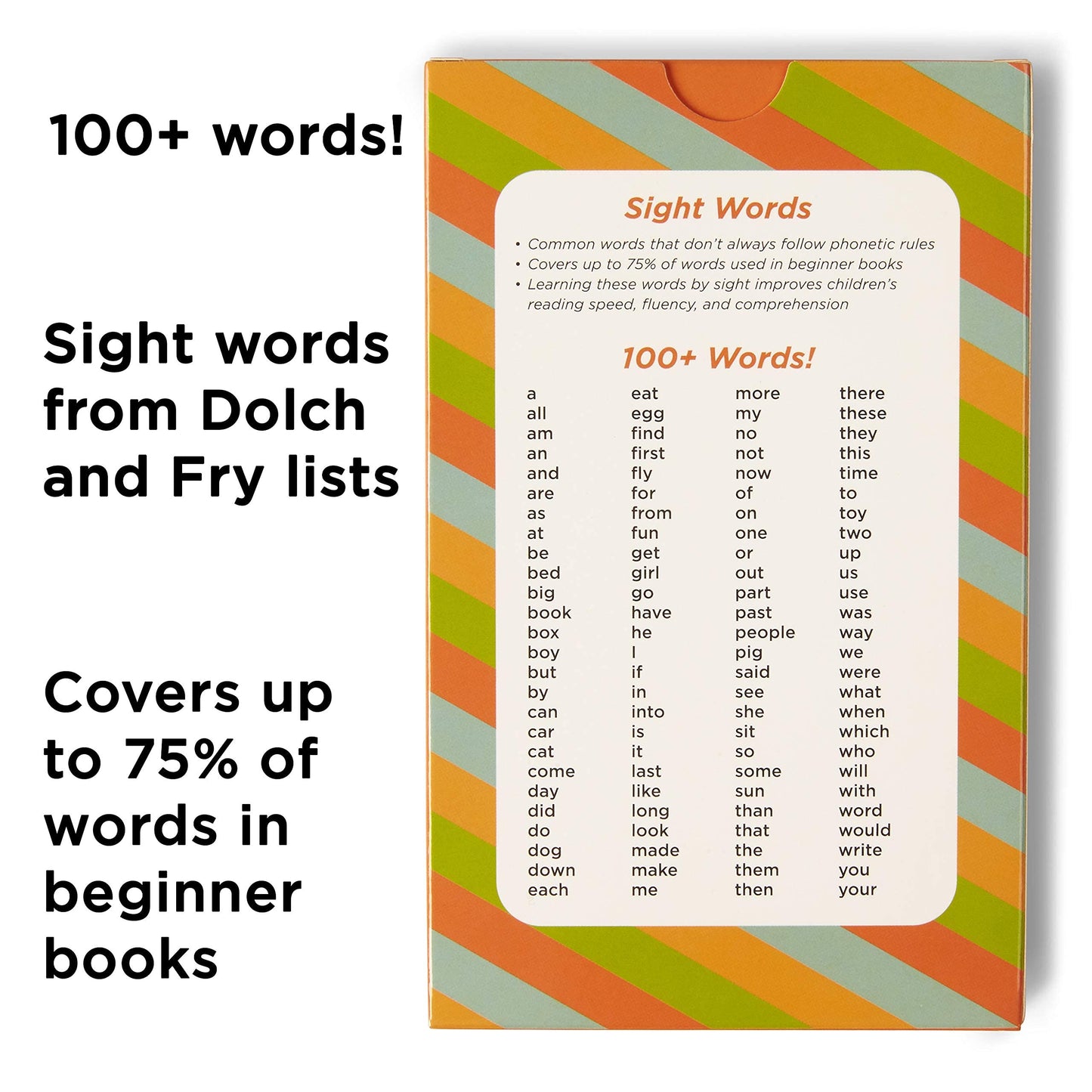 Award-Winning Pre-K Sight Words Flash Cards – 100+ Dolch & Fry High-Frequency Words – Learn to Read for Ages 3–5 – Preschool, Kindergarten, Homeschool & Classroom