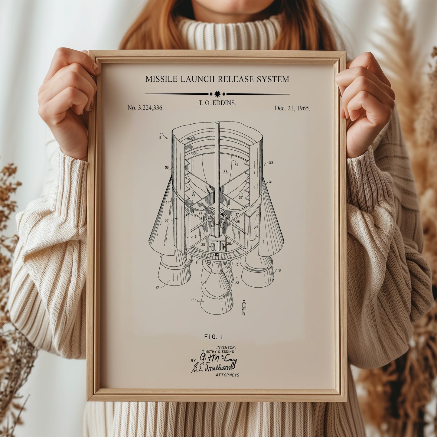 Monem Art 6-Piece Space Exploration Blueprint Print - Space Patent Poster - Rocket, Spaceship, NASA & Satellite Art - Technical Drawing Wall Design - Dorm or Office Decor - 8x10 UNFRAMED Wall Art