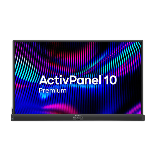 Promethean ActivPanel V10 Premium 55" Digital Whiteboard for Office or Classroom, 4K UHD, Interactive Display, OS Flexible Device (Panel Only)