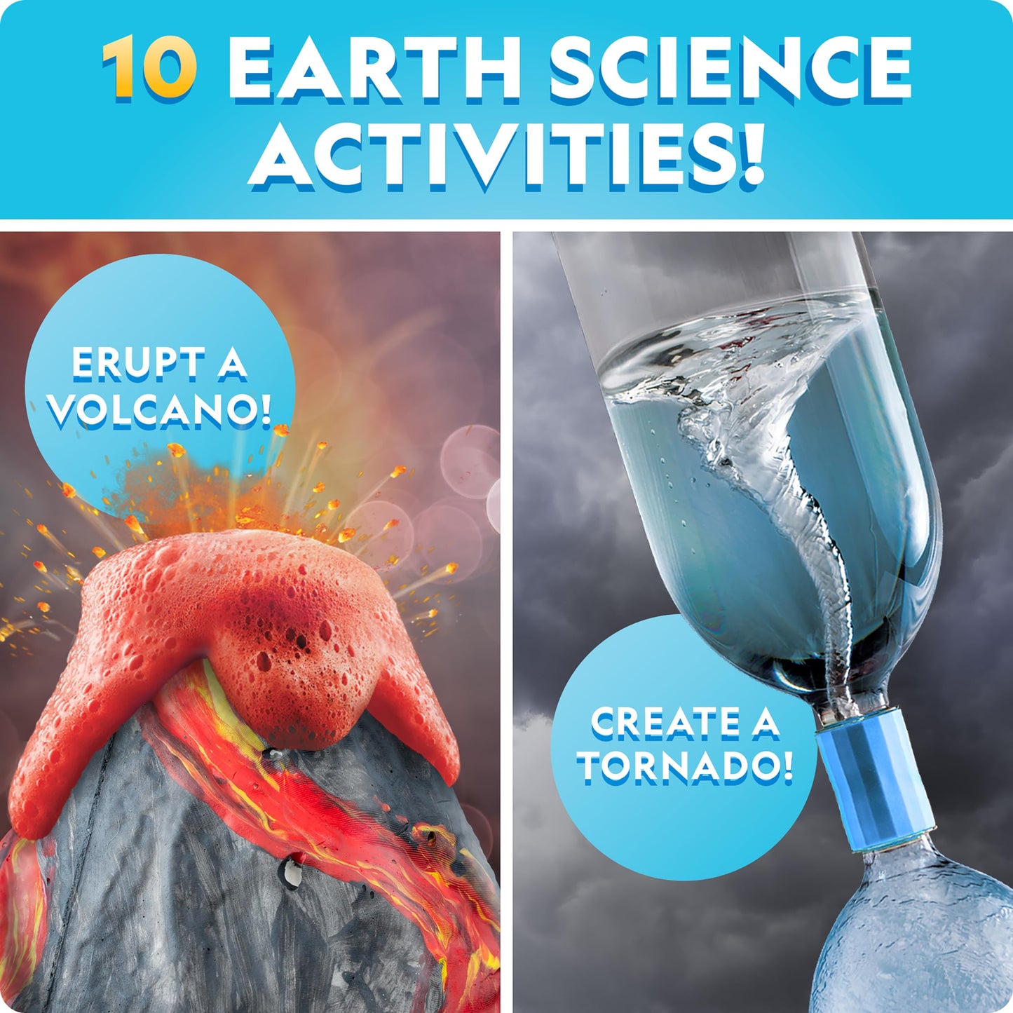 National Geographic Mega Science Lab - Kit for Kids with 75 Easy Experiments, Featuring Earth Science, Chemistry Set, and Magic STEM Projects for Boys and Girls (Amazon Exclusive)