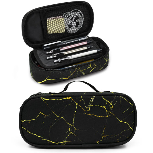 Marble Pencil Case Pencil Pouch Large Capacity Pen Bag School Office Organizer Stationery Storage Box For Girls Boys Teen Kids
