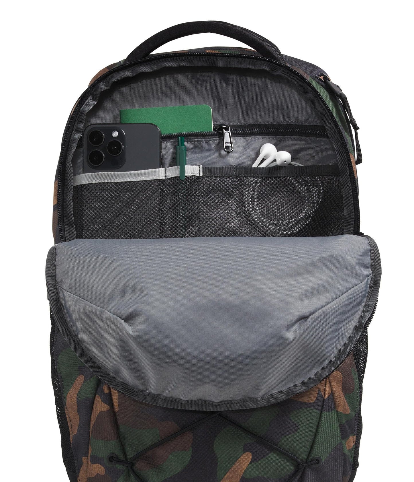 The North Face Jester Everyday Laptop Backpack - Commuter Daypack, Water Repellent, Laptop Sleeve, TNF Black Camo/TNF Black, One Size