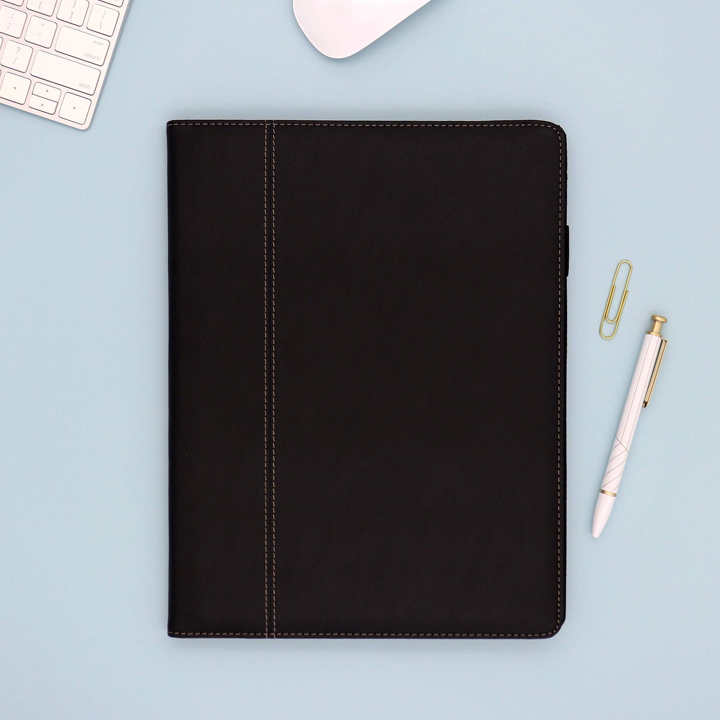 Blue Sky Professional Padfolio: Comprehensive Portfolio and Efficient Document Organizer, Ideal Business Accessory for Modern Professionals, 9.5" x 12"