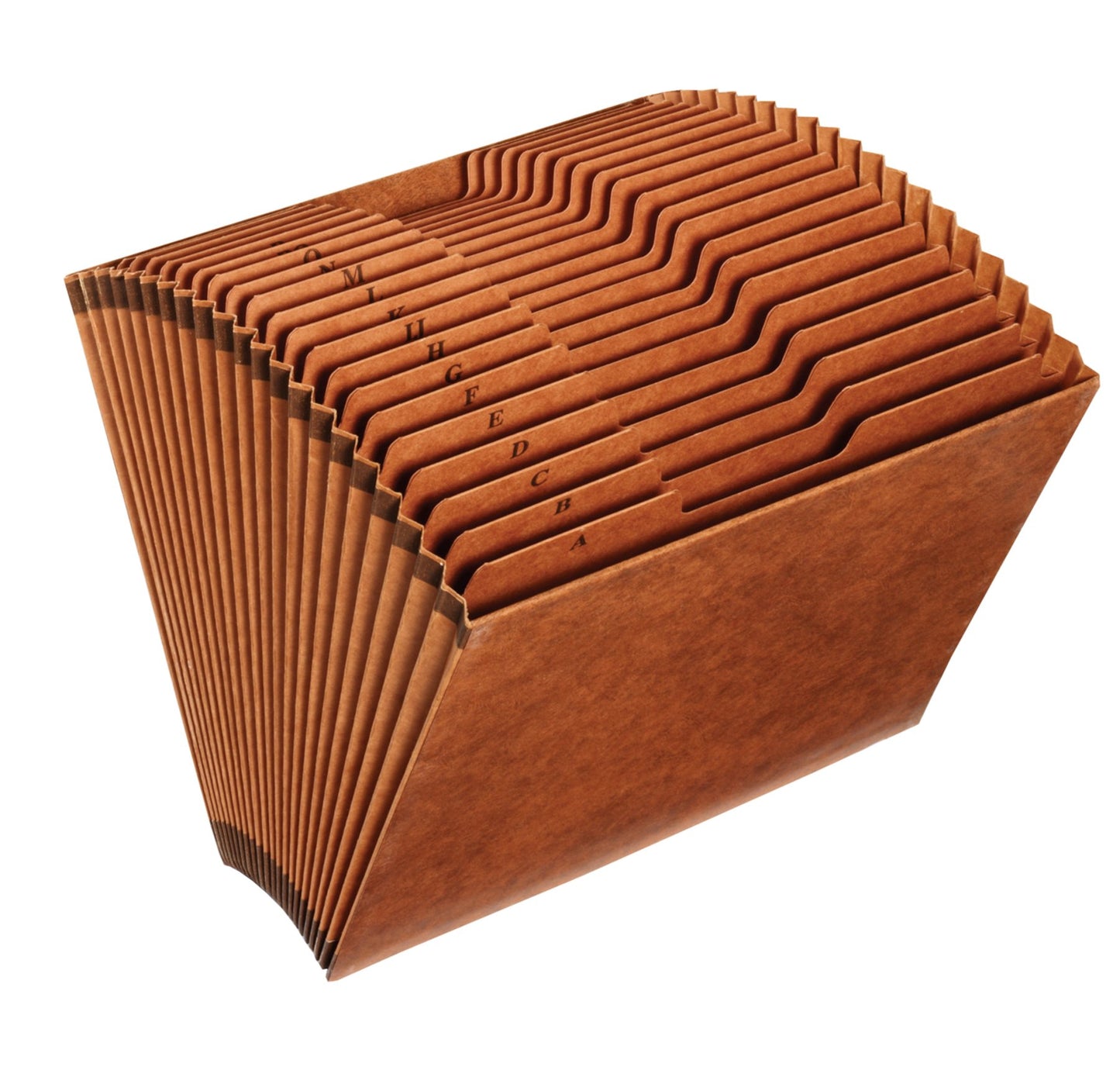 Globe-Weis Pendaflex Heavy Duty Expanding File, File Organizer for School, Home and Office, Durable 21-Pocket File, Open Top, 21 Pockets, A-Z, 1/3 Cut Tabs, Letter Size, Brown (R217AHD)
