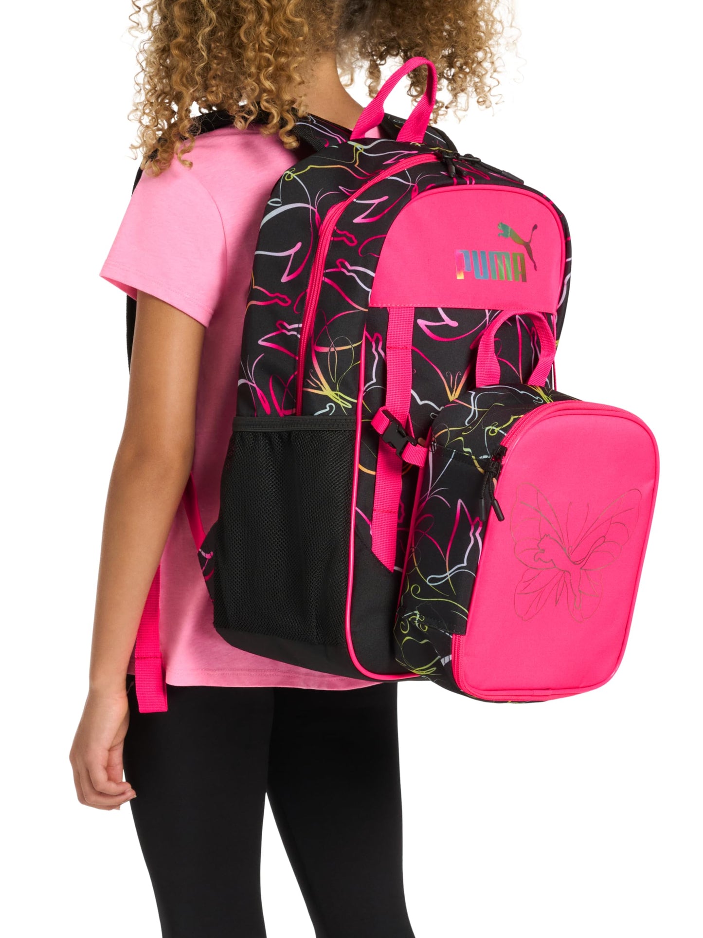 PUMA Colony Combo Backpack, Pink/Purple, OS