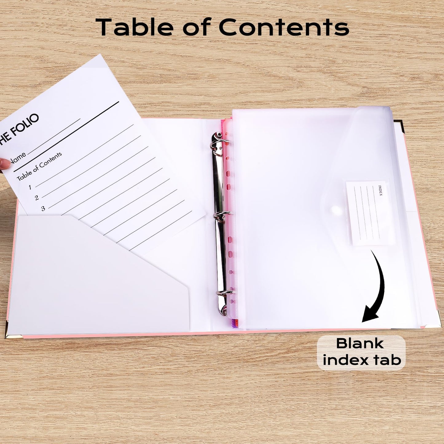 XKDOUS Aesthetic Document Organizer 3 Ring Emergency Binder Linen Folio Folders with 9 Pockets Expanding File Storage Holder for Important Papers, Letters, Passports, Photos