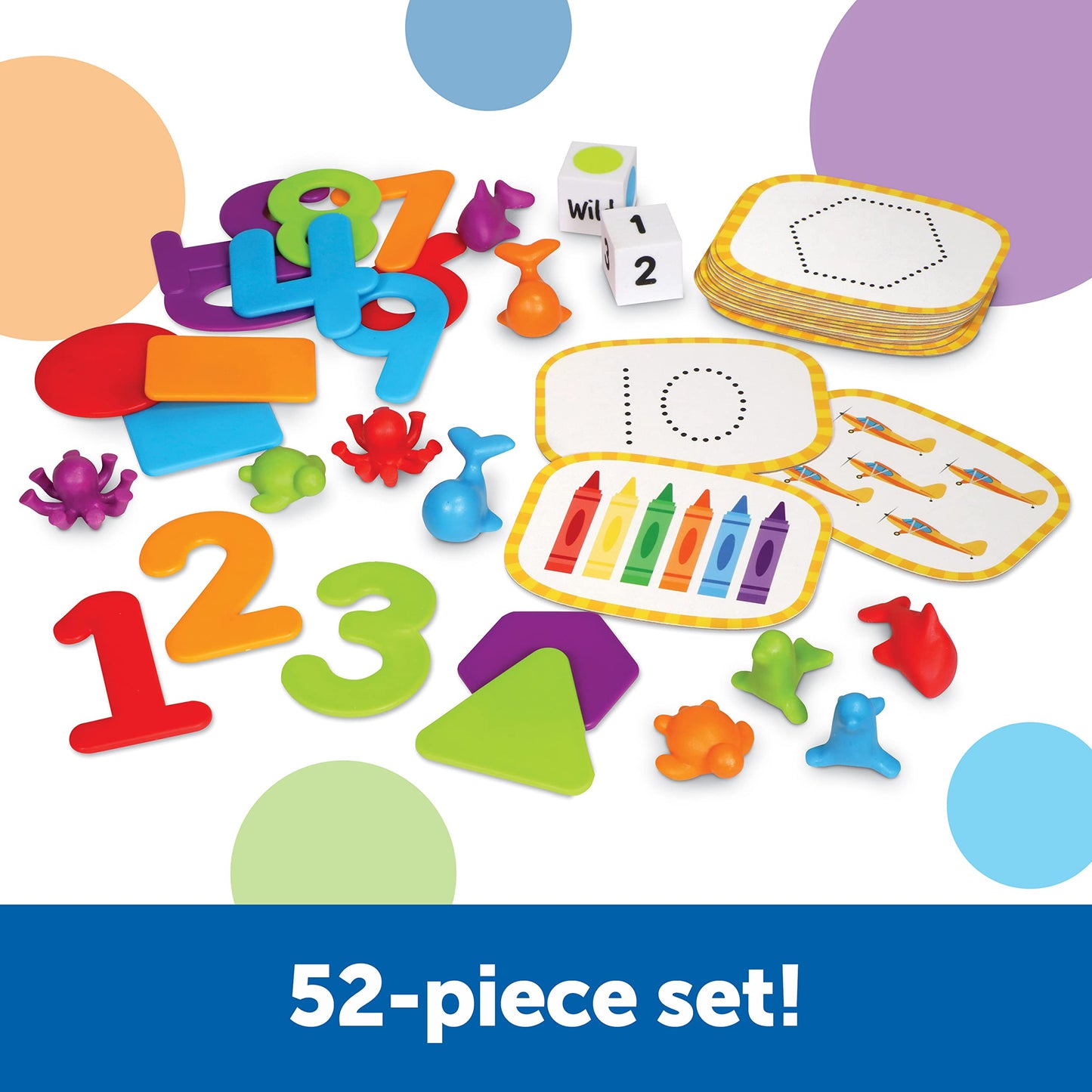 Learning Resources Skill Builders Preschool Numbers - Back to School Supplies, Teacher Must Haves, Toddler Learning Activities, Ages 3 and Up