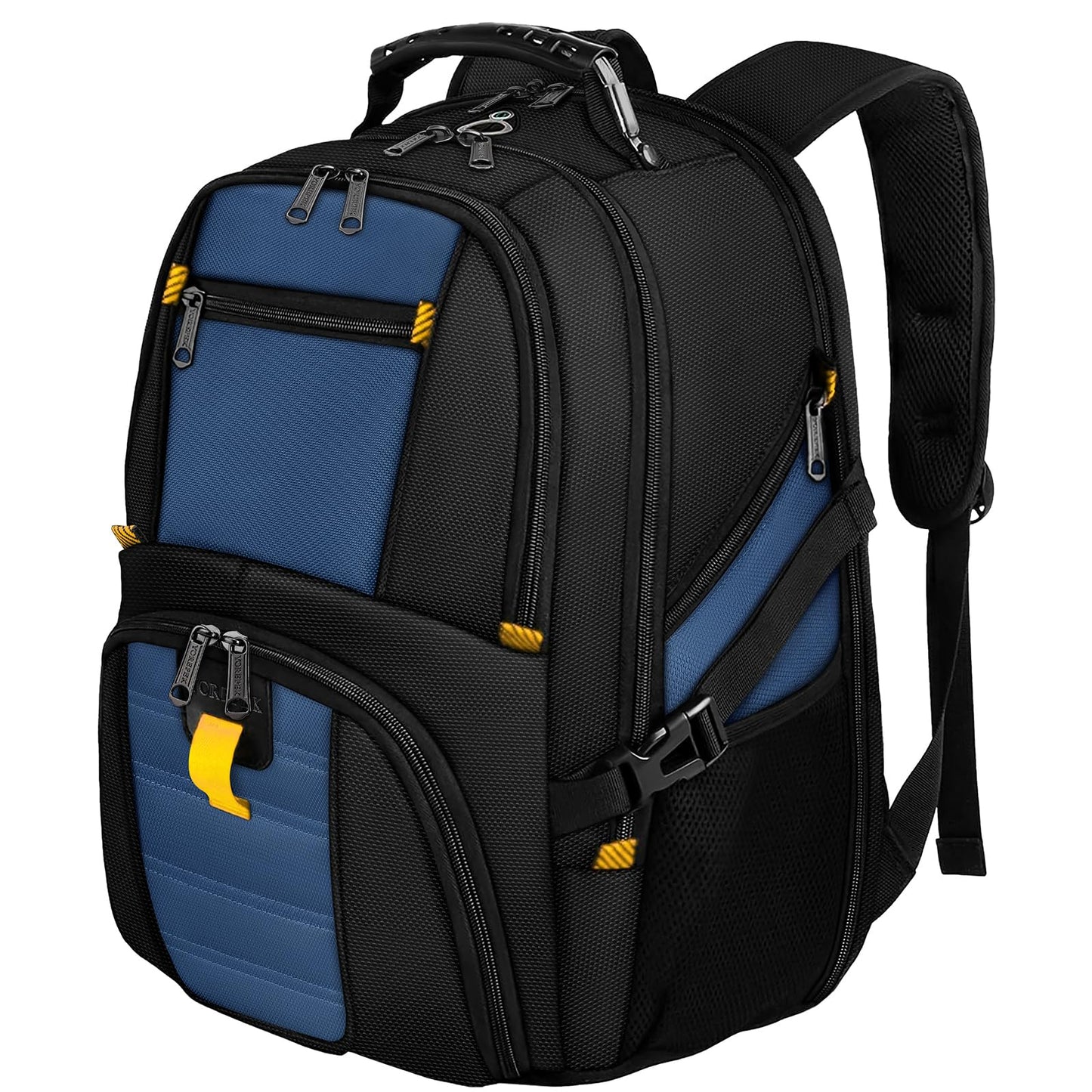 YOREPEK Large Backpack for Men, Extra Large Laptop Backpacks for Men Women, Water Resistant Travel Backpack Airline Approved Business Work Bag Fits 17 Inch Computer, Black
