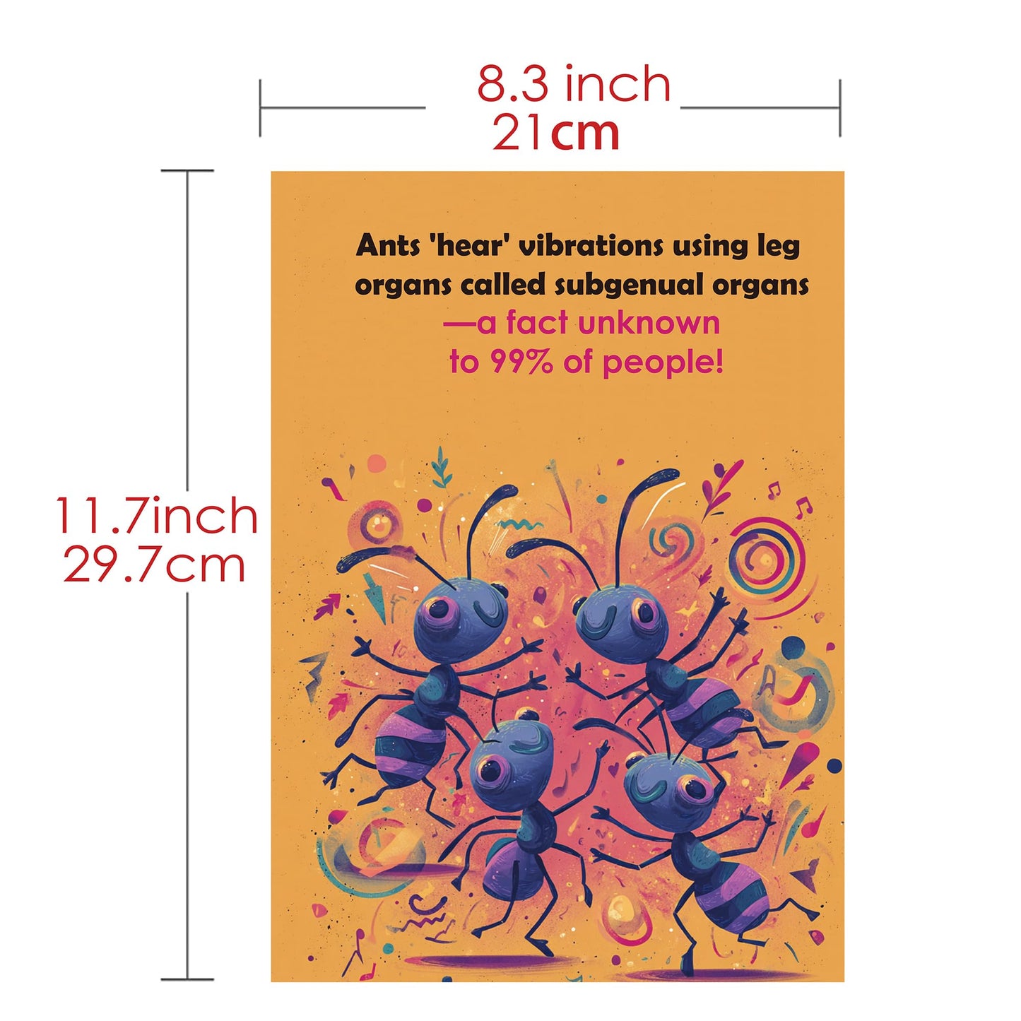 Magictodoor Weird Science Funny Fact Posters - 52 Classroom Decor Set for Bulletin Board & STEM Education