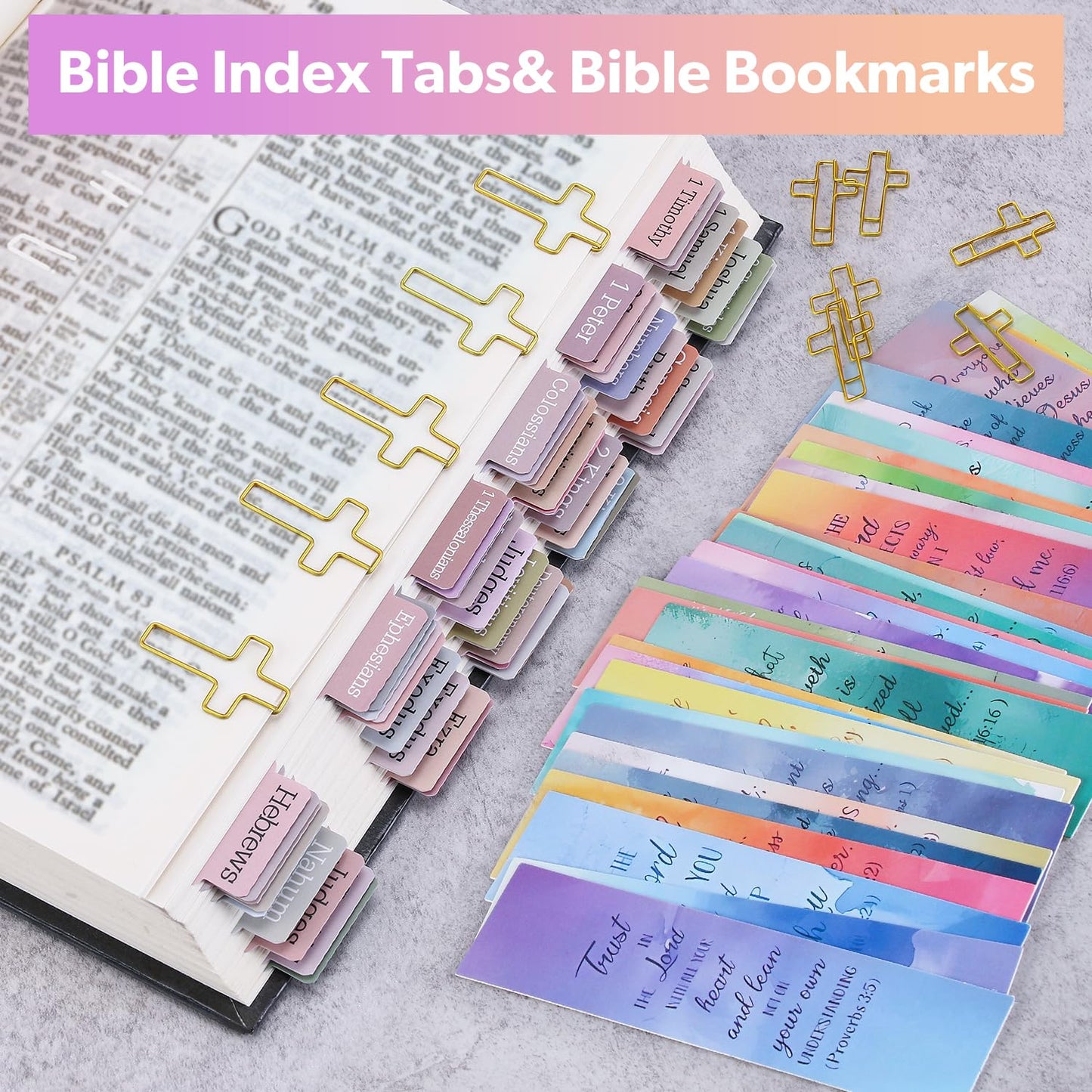 Goldenrich Bible Study Supplies, Bible Study Kit for women, Bible Journaling Kit for Gift, Bible Study Tools, Christian Gifts for Women, Bibles Accessories Annotation Kits