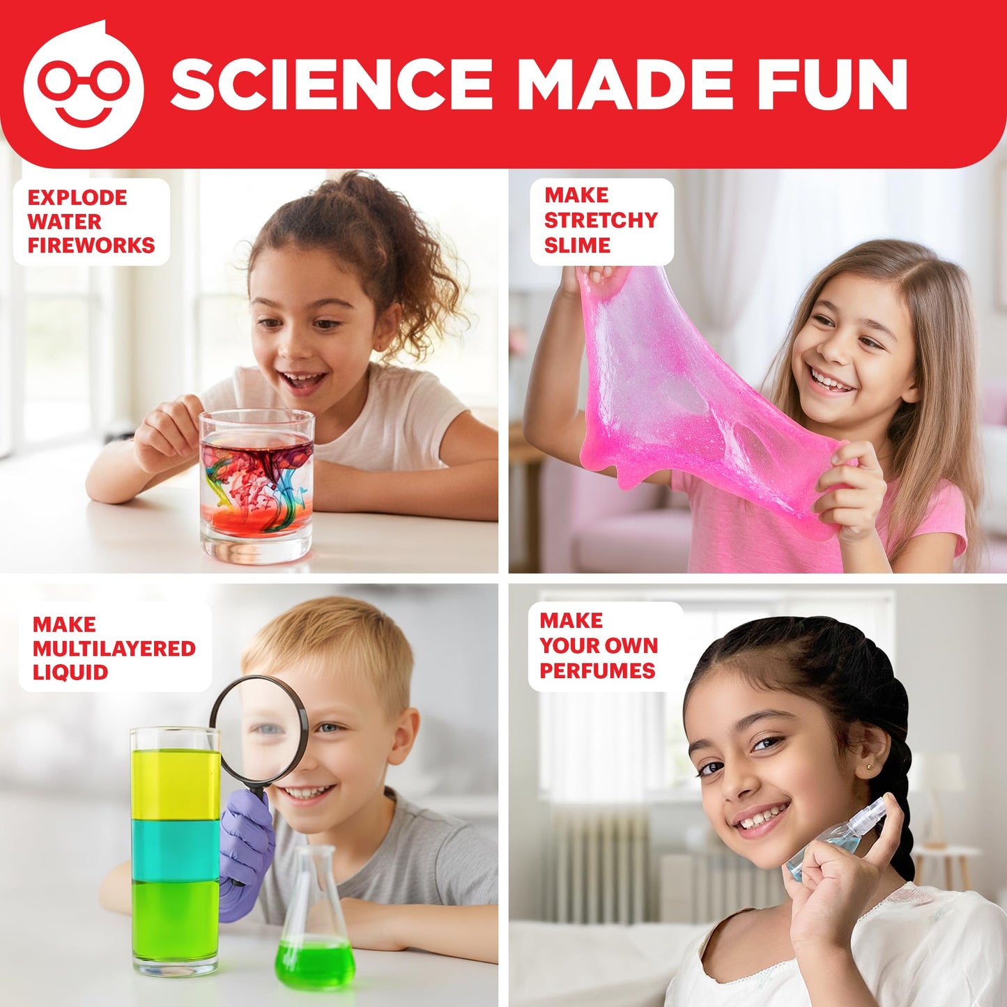 Doctor Jupiter My First Science Kit for Kids Ages 4-5-6-7-8 | Birthday Gift Ideas for 4+ Year Old Boys & Girls | Toy Stem Kit with 100+ Experiments | Learning & Educational Projects