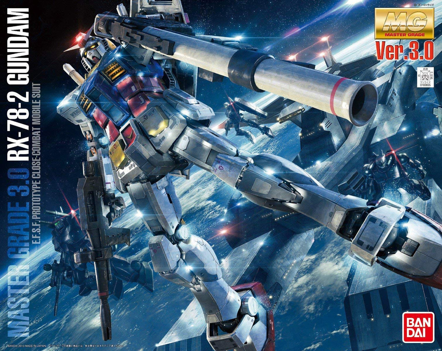 Bandai Hobby - Mobile Suit Gundam - RX-78-2 Version 3.0, Bandai Spirits 1/100 Model Kit