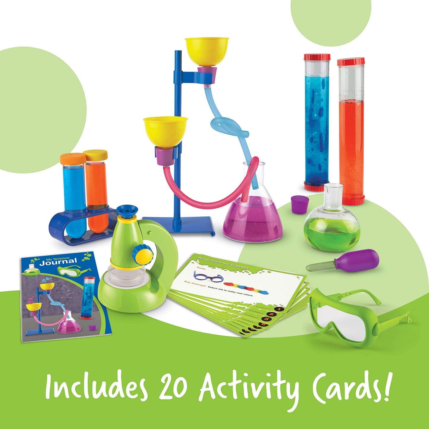 Learning Resources Primary Science Deluxe Lab Set - 45 Pieces, Ages 3+, Preschool Science Kit Toys, STEM Toys, Experiments for Kids
