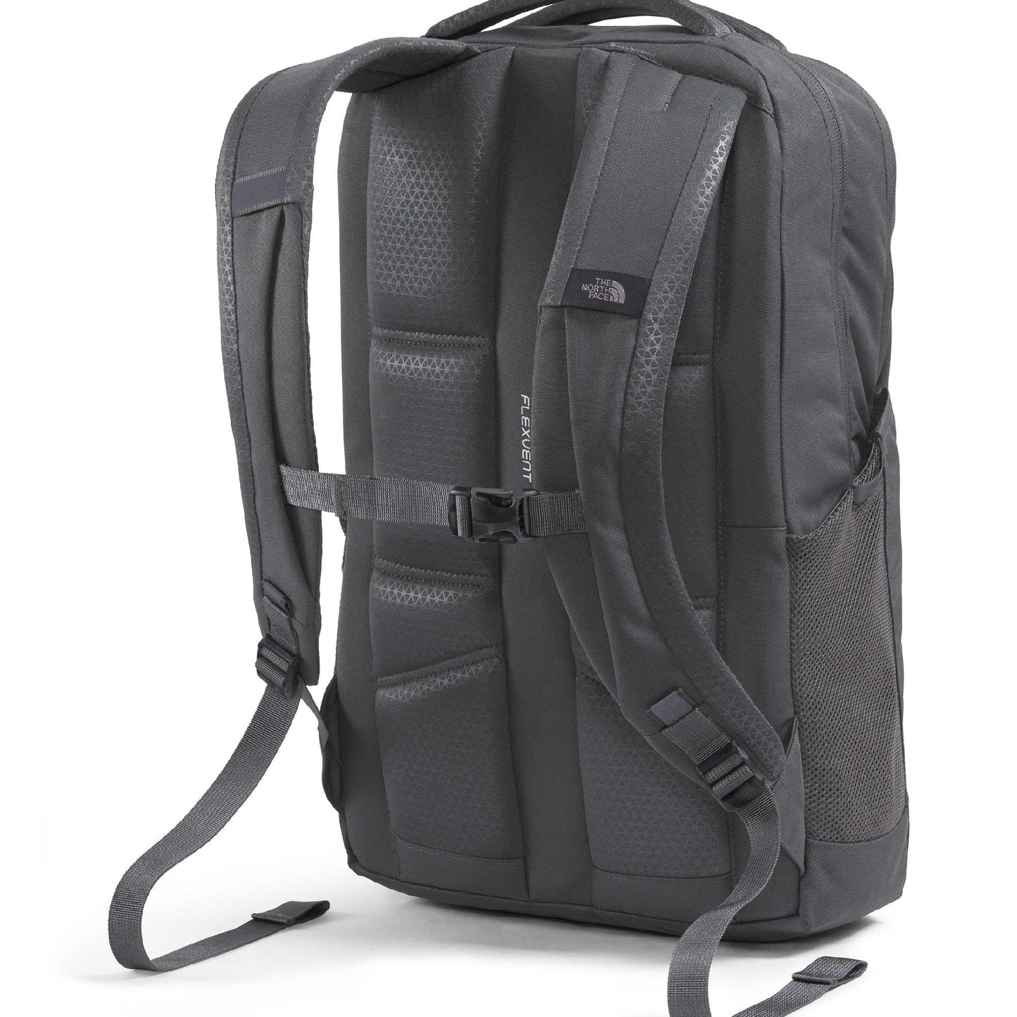 The North Face Jester Everyday Laptop Backpack - Commuter Daypack, Water Repellent, Laptop Sleeve, Anthracite Grey/Dust Orange, One Size