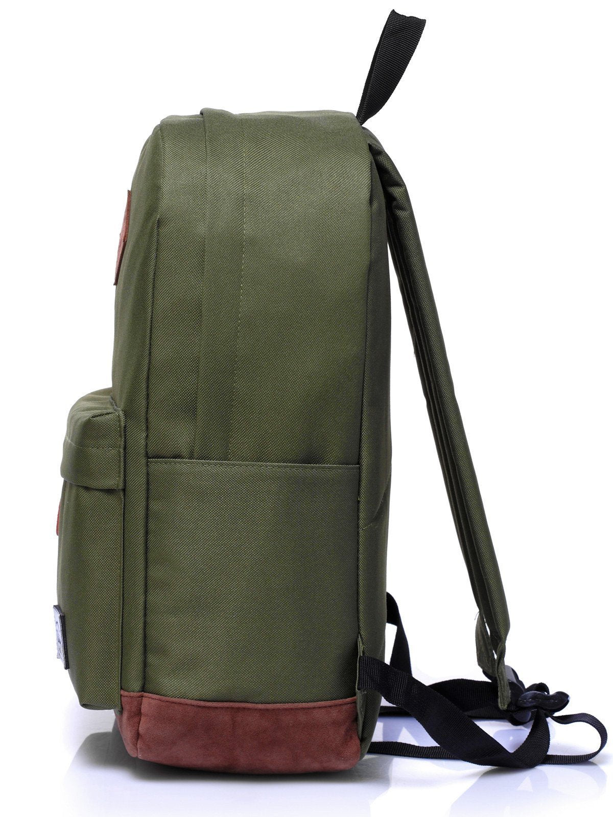 VASCHY Unisex Classic Lightweight Water-resistant Campus School Rucksack Travel BackPack Green Fits 15.6Inch Laptop