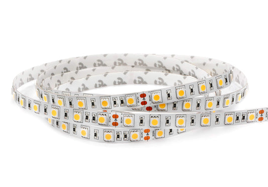LEDMY Flexible LED Strip Lights SMD5050 300 LEDs 16.4Ft 24V Daylight White IP20