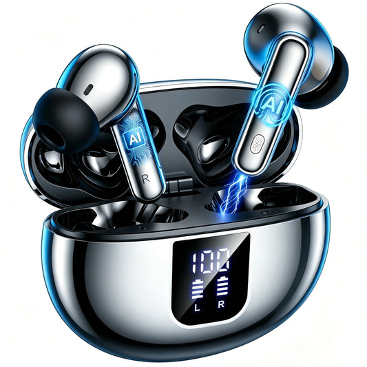 AI Translation Earbuds Real Time-199 Language Translator Earbuds,Simultaneous Interpretation Translator Ear Buds,No Subscription Audifonos Traductores Inglés Español,AI Translating Earbuds for Travel