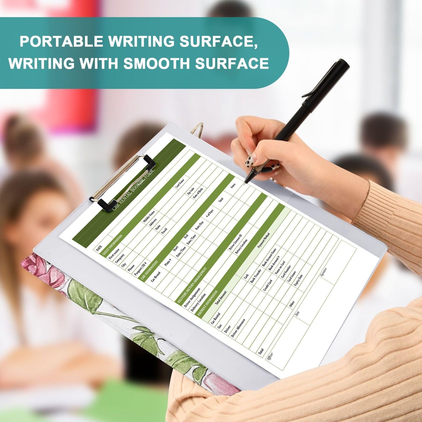 Cat Round Ring Binders 1.5 Inch Sunflower 3 Ring Clipboard Binder for Office School Work Supplies File Folder Document 200 Sheet Capacity Easy Open