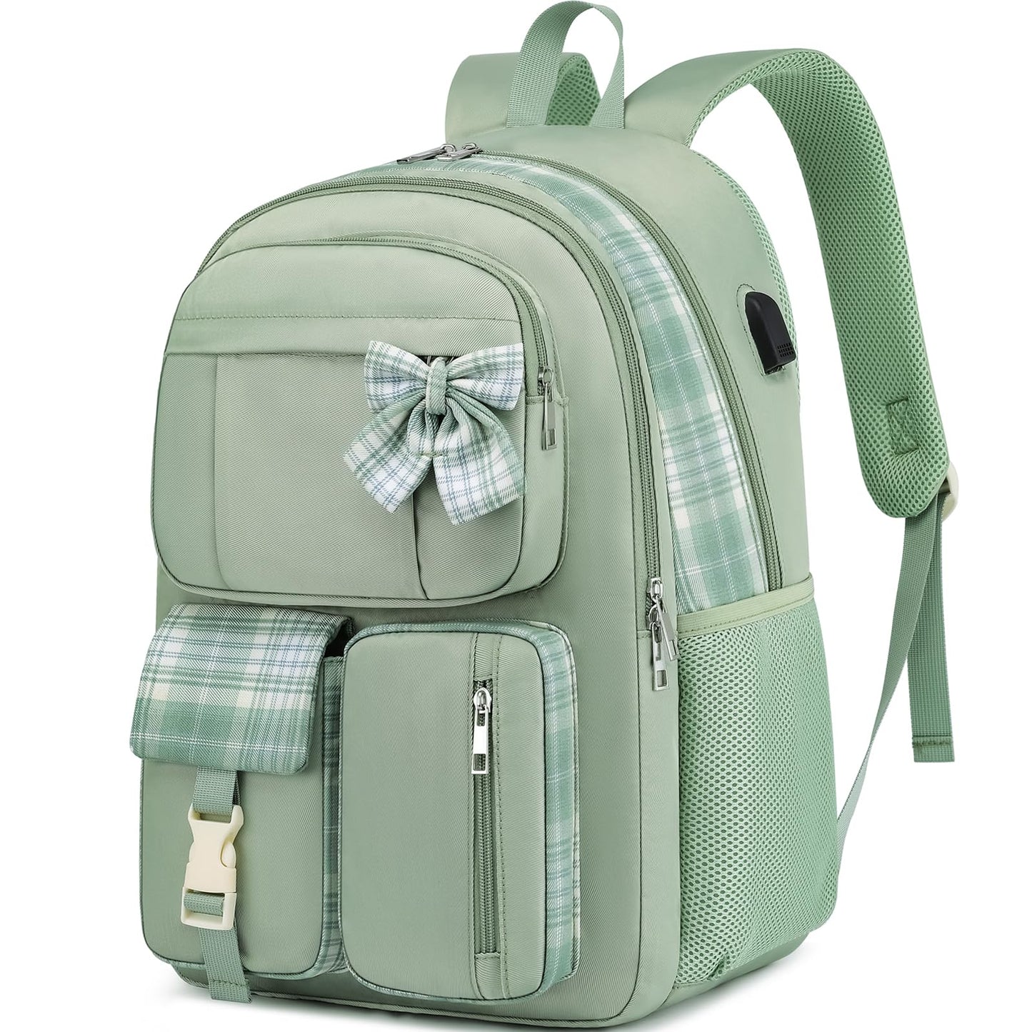 Bagsupra School Backpack Bookbag for Teen Girls,Cute Schoolbag Women for Middle High School College Student