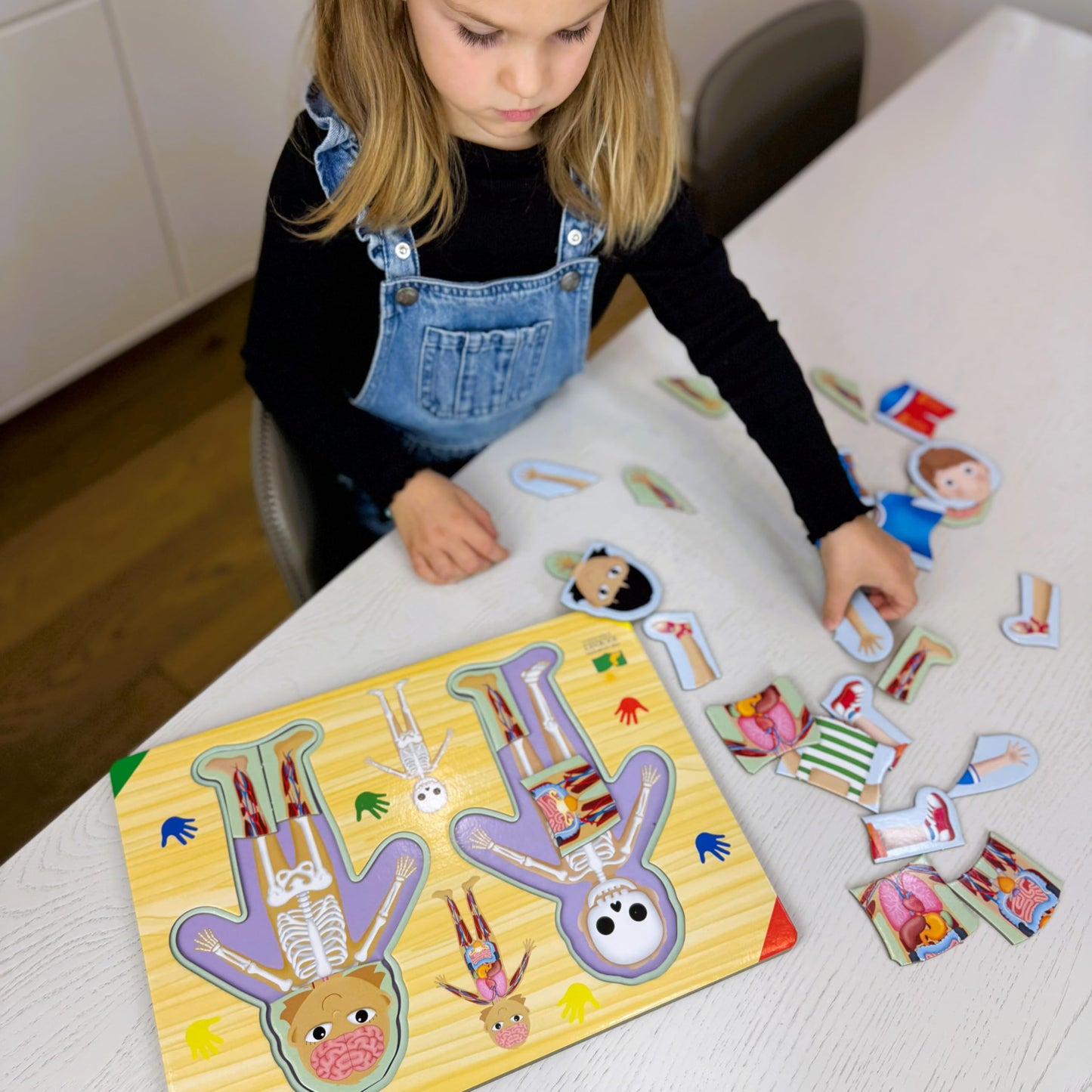 The Learning Journey: Lift & Learn Inside of Me – Human Body Layered 28 piece Jigsaw Puzzles- Montessori School - Learning Educational Toy for Baby - Kids Ages 3 and Up Non-Toxic & BPA Free