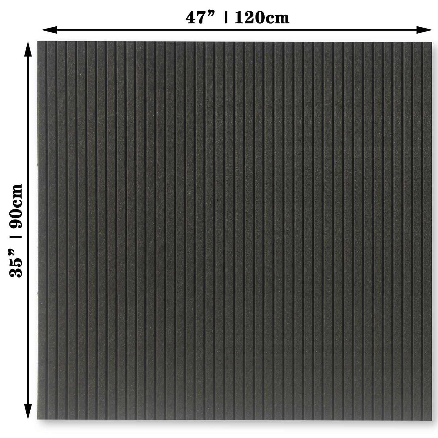 YOUDEFUL Large Cork Board Alternative-12 Pcs Self-Adhesive Felt Bulletin Board Tiles, Felt Pin Board Cork Board Tiles for Home Office Wall Decor, Tack Board 47"x35" (Black