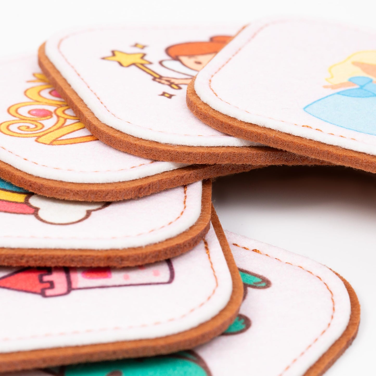 Felt Princess Matching Game for Toddlers – Fairy Tale Memory Game & Flash Cards – Soft and Safe for Ages 1+ – Montessori Preschool Learning Activity – Educational Princess Toy for Girls & Boys