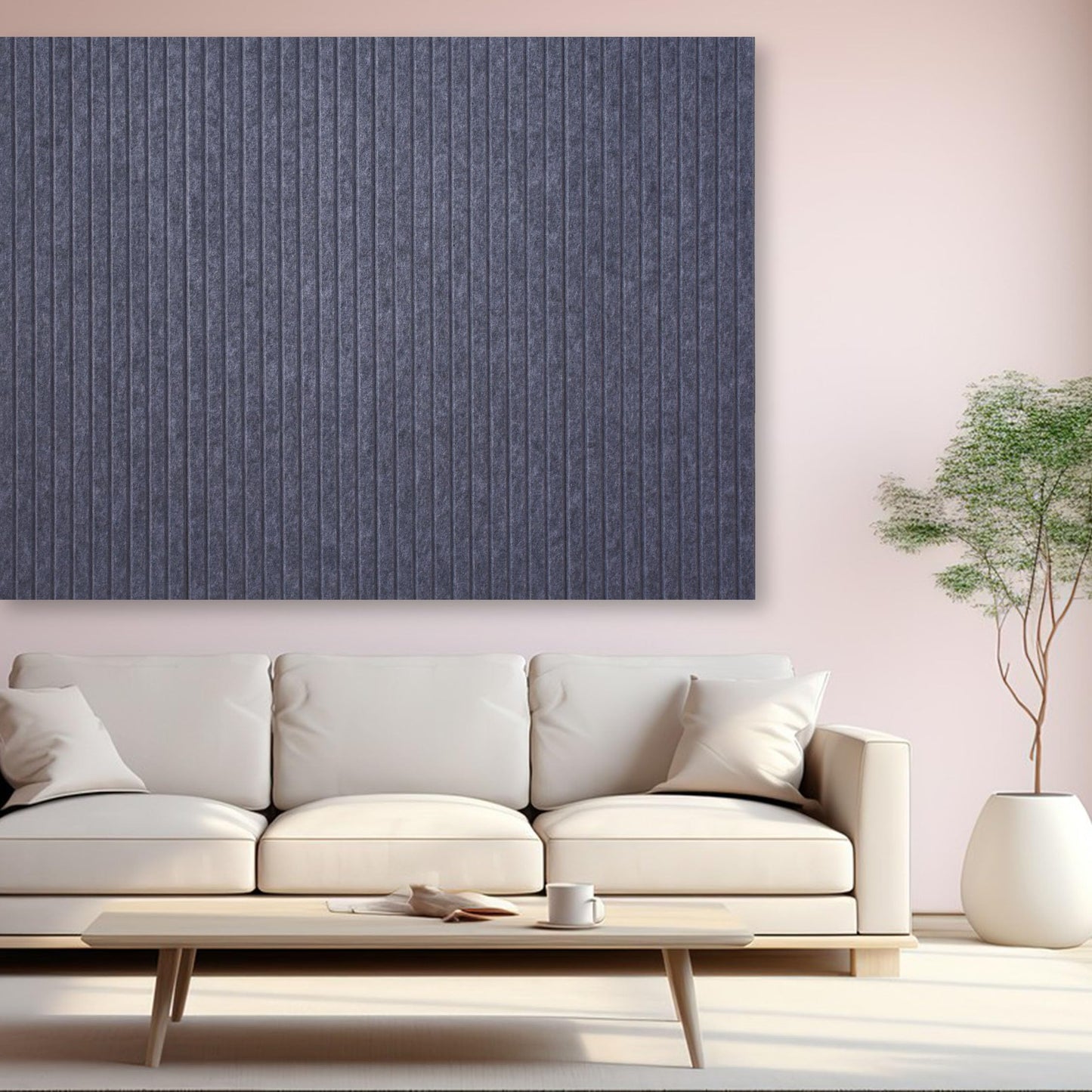 YOUDEFUL Large Cork Board Alternative-12 Pcs Self-Adhesive Felt Bulletin Board Tiles, Felt Pin Board Cork Board Tiles for Home Office Wall Decor, Tack Board 47"x35" (Dark Grey